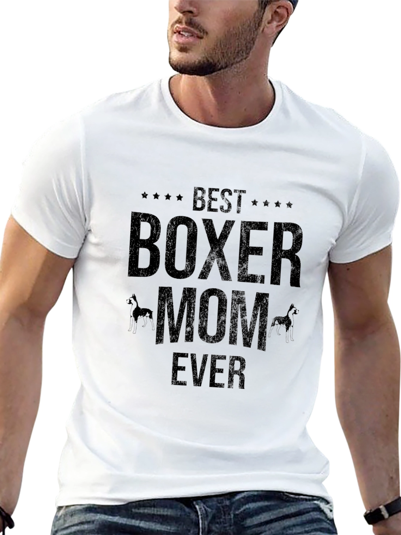 Best Boxer Mom Ever Graphic Tee