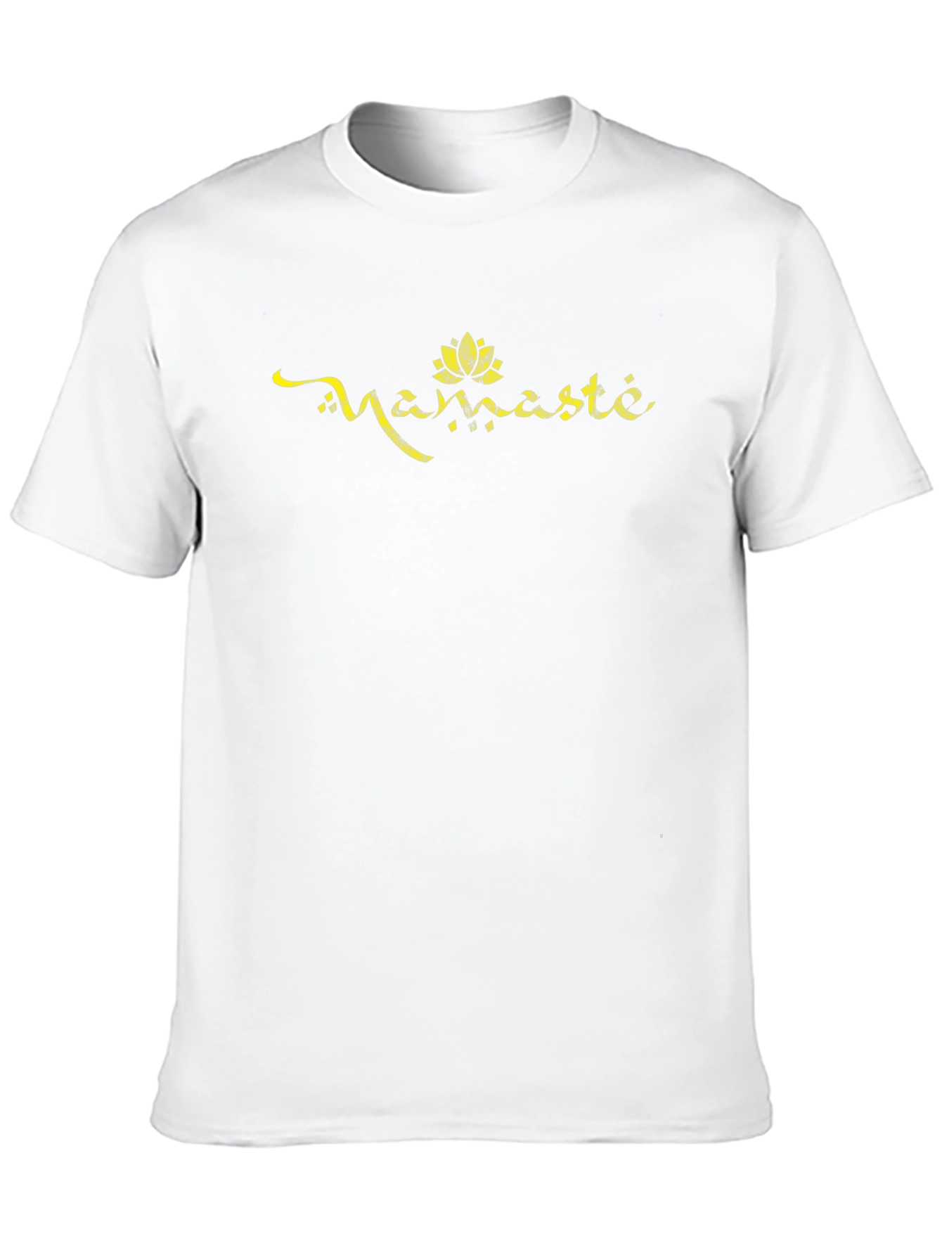 Namaste Lotus Flower Graphic Tee - Black T-Shirt