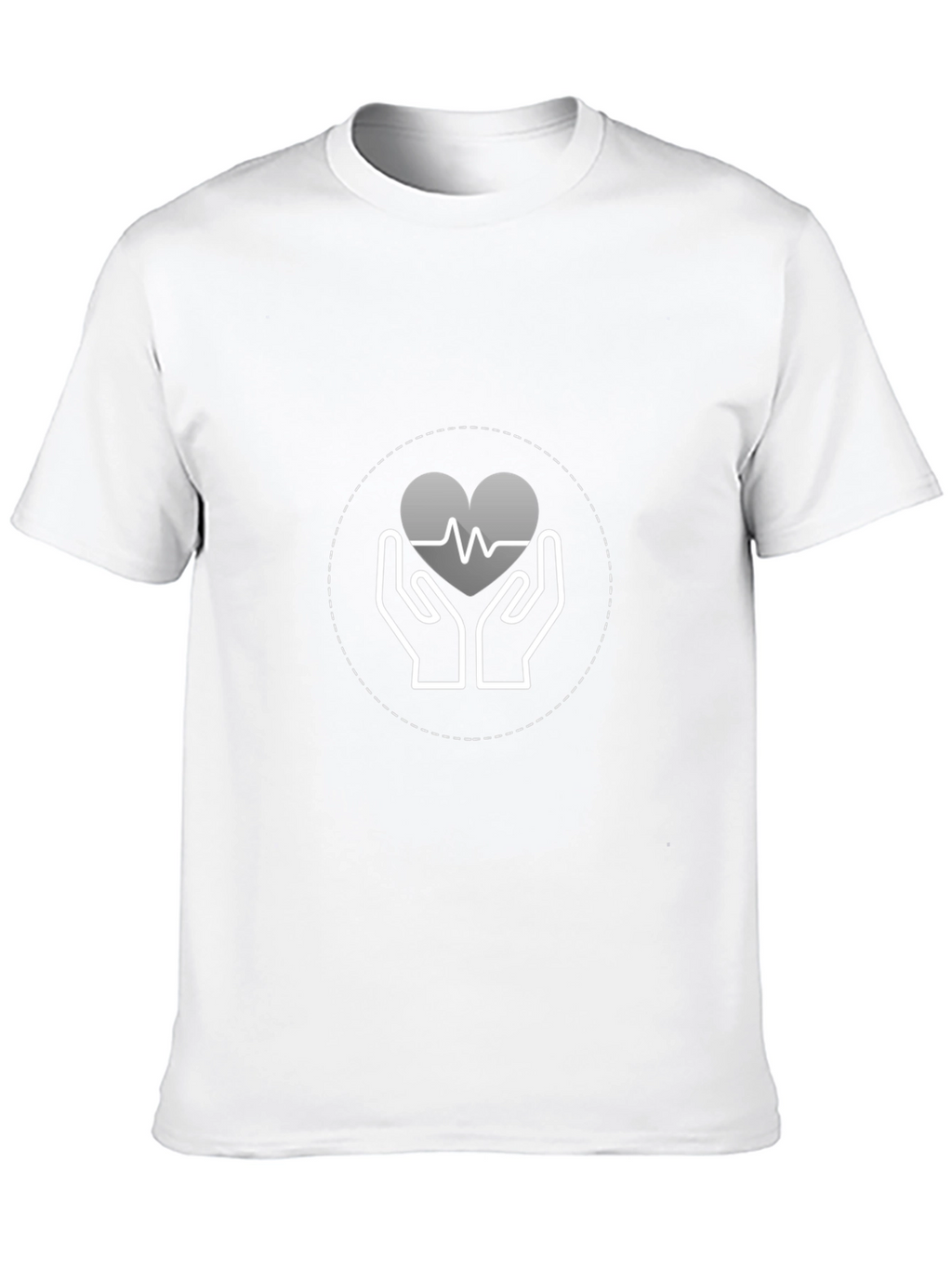 Heartbeat Hands Graphic Tee - Black