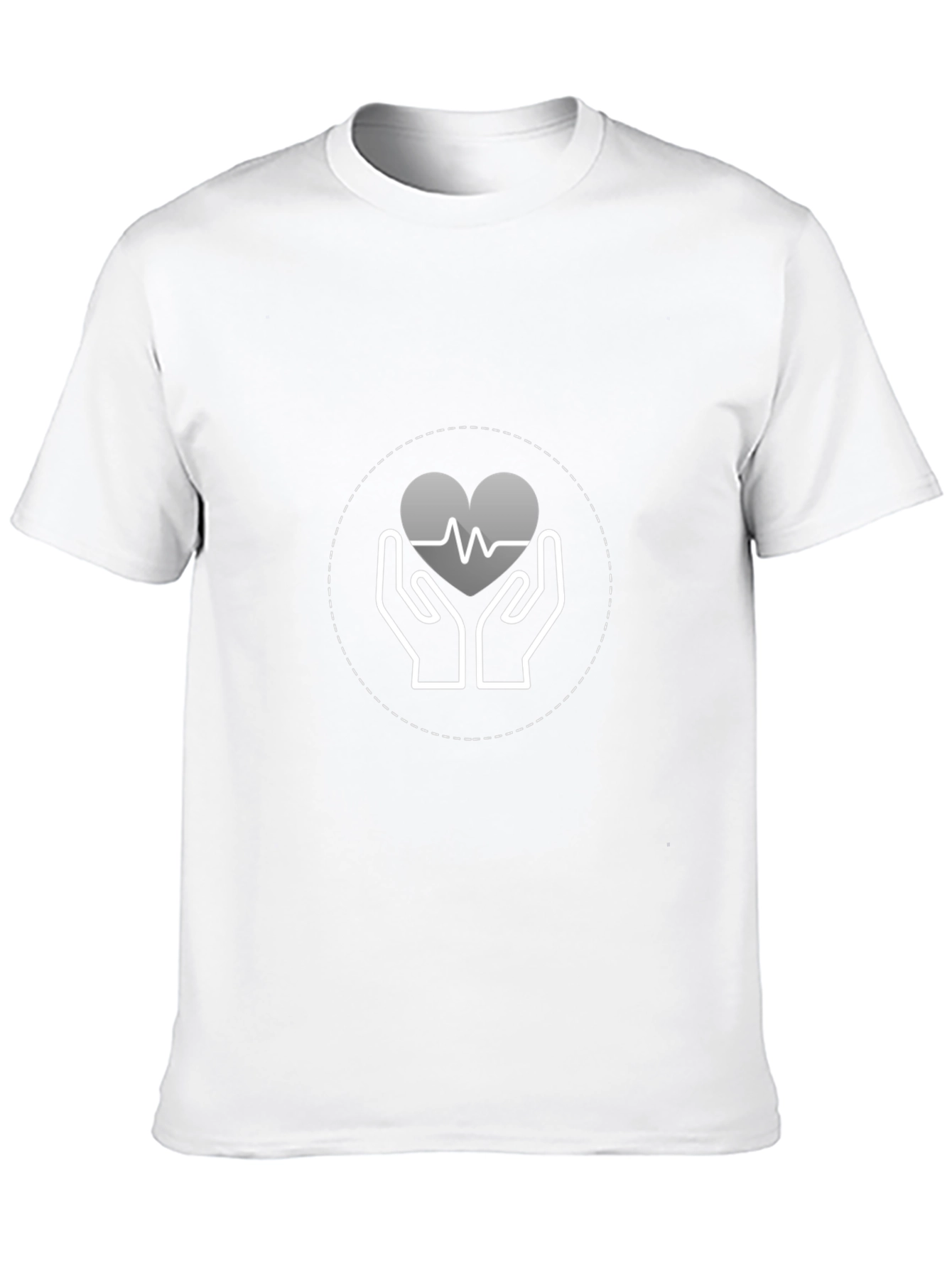 Heartbeat Hands Graphic Tee - Black
