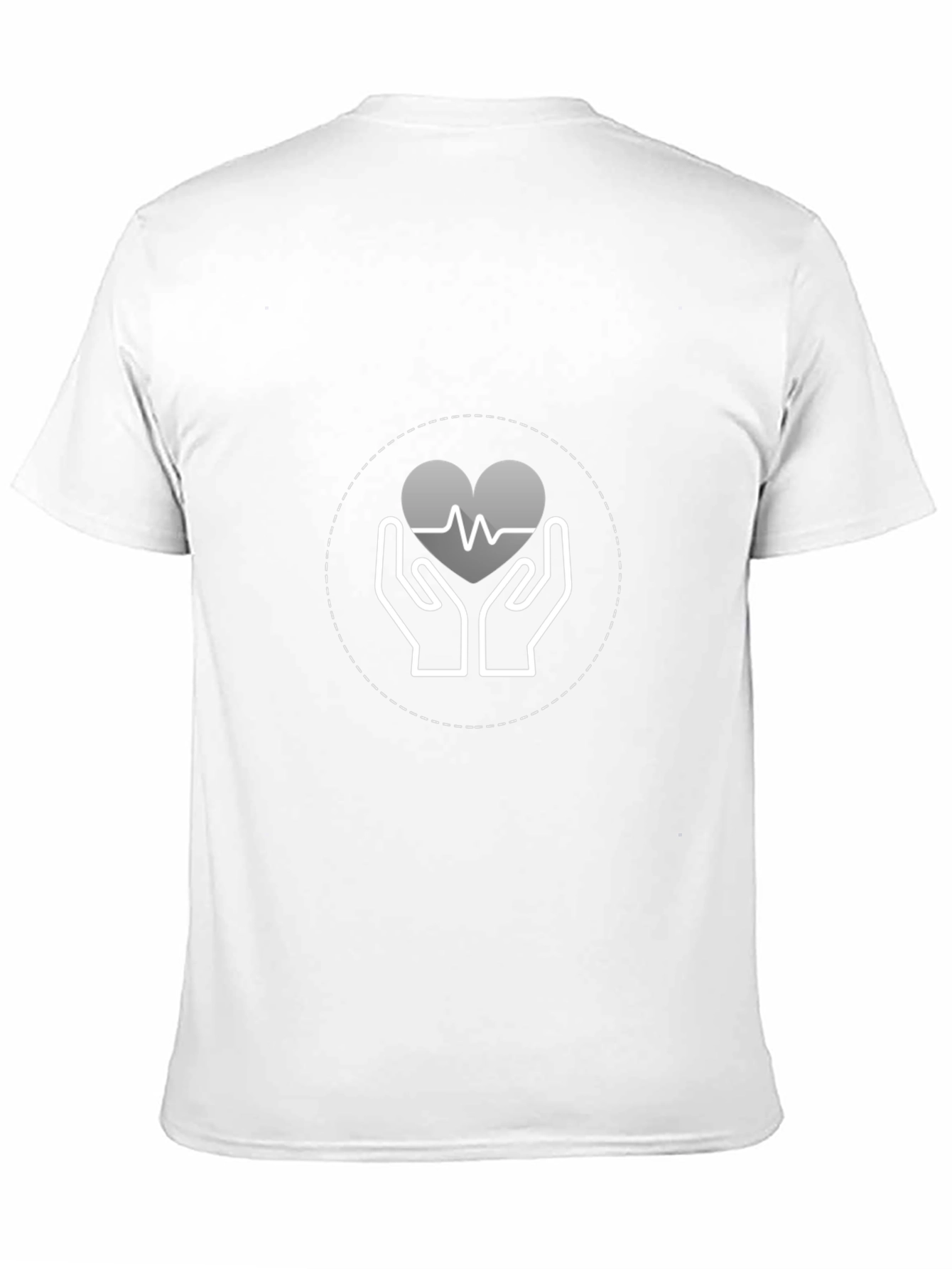 Heartbeat Hands Graphic Tee - Black