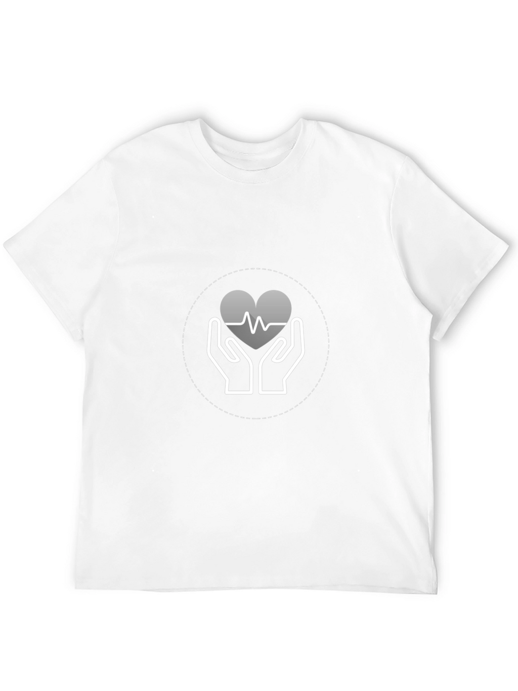 Heartbeat Hands Graphic Tee - Black