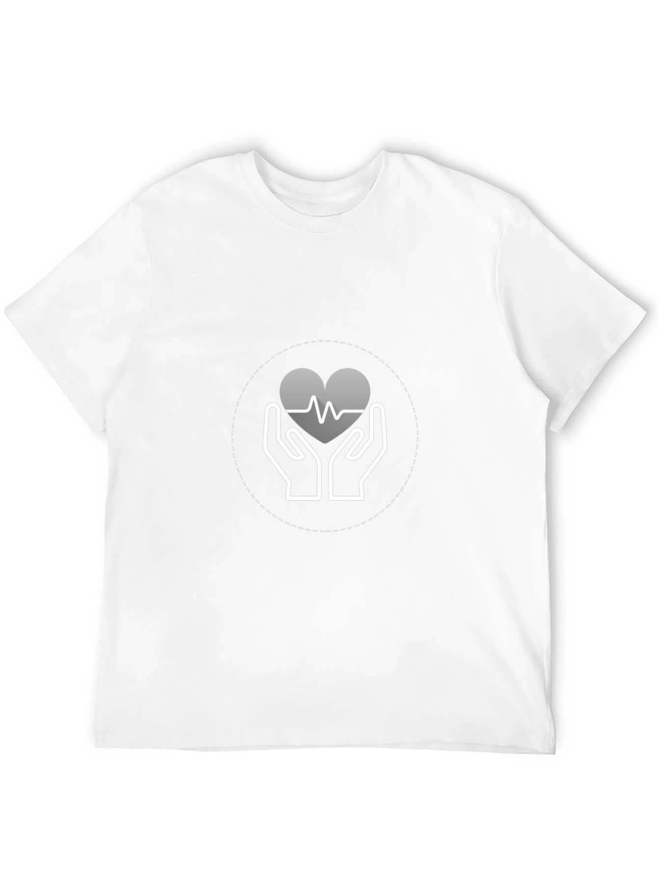 Heartbeat Hands Graphic Tee - Black