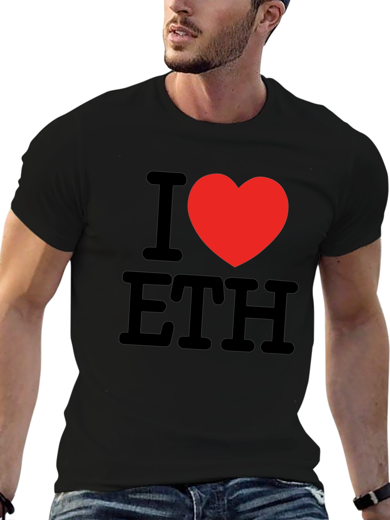 I Heart ETH T-Shirt - Crypto Love Tee