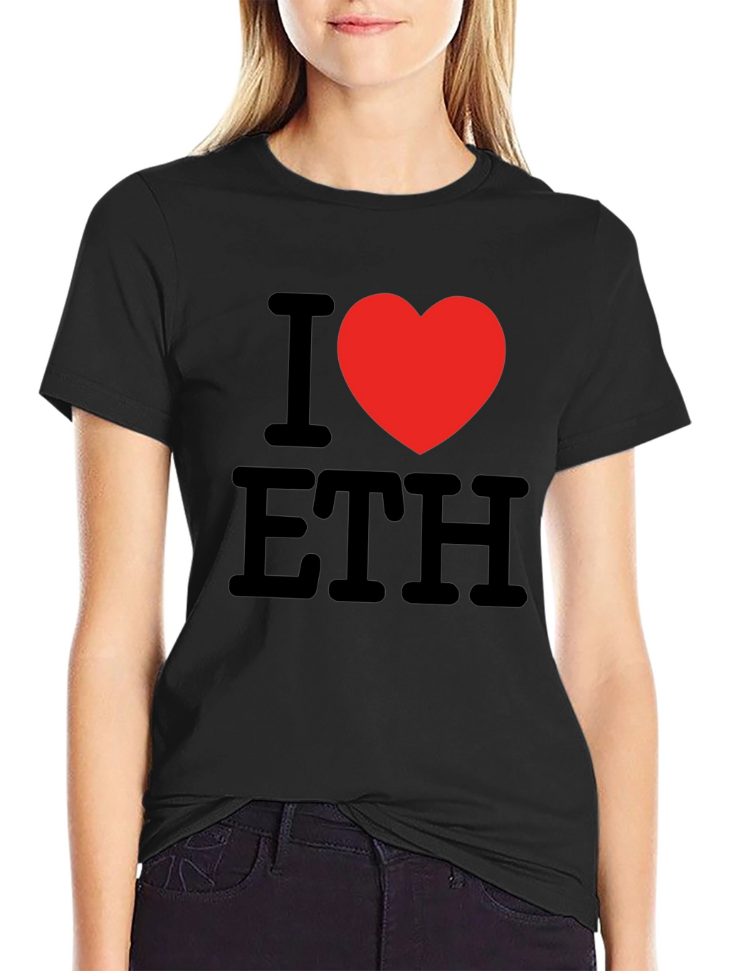 I Heart ETH T-Shirt - Crypto Love Tee