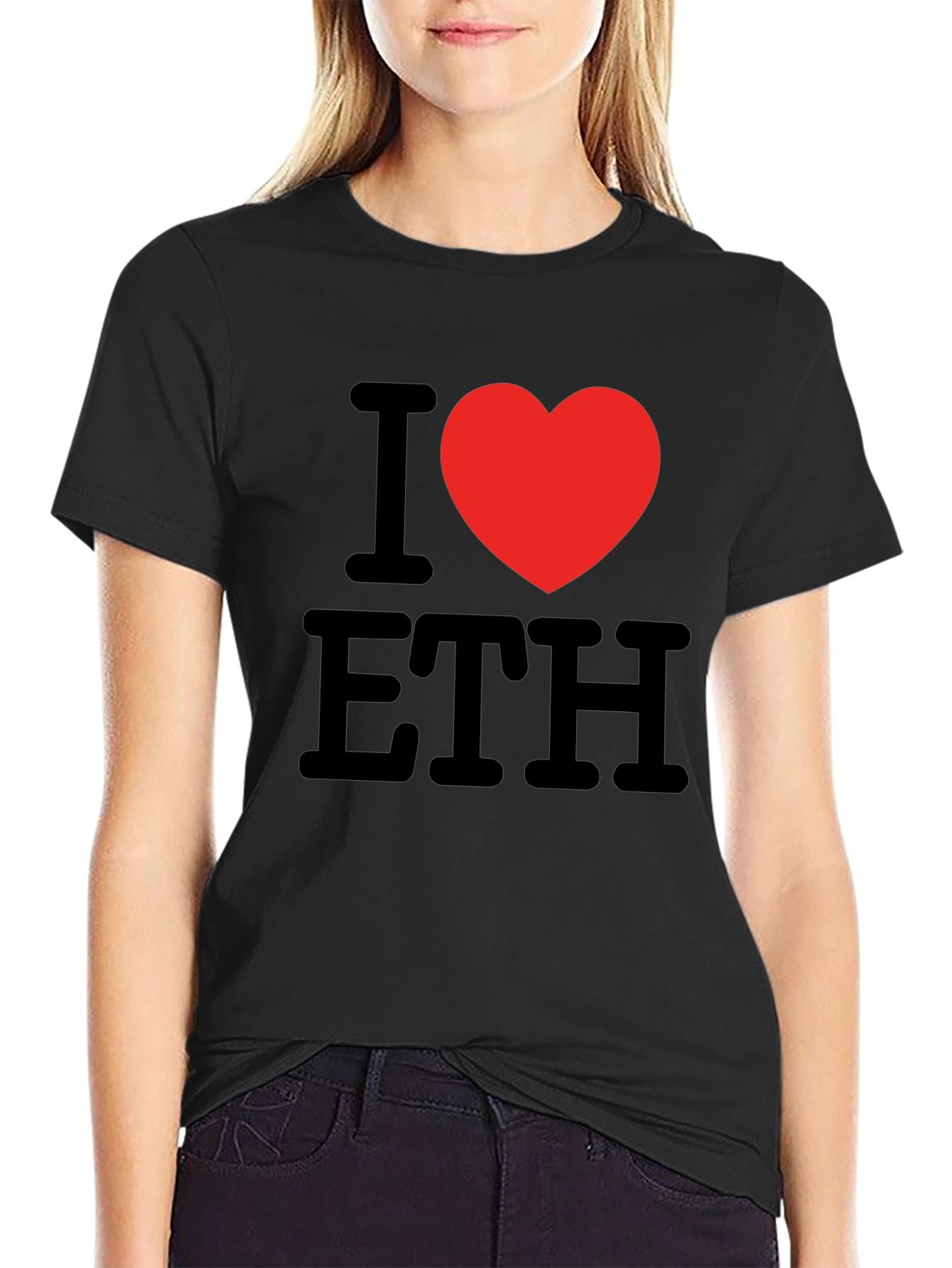 I Heart ETH T-Shirt - Crypto Love Tee