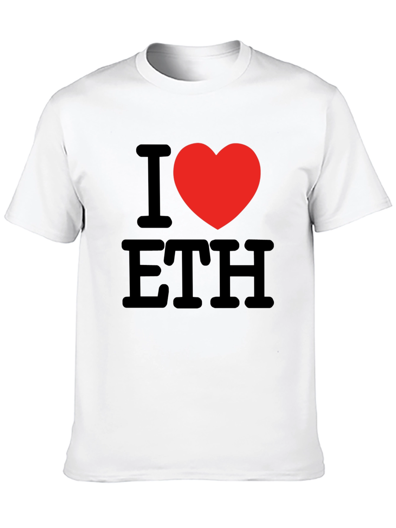 I Heart ETH T-Shirt - Crypto Love Tee