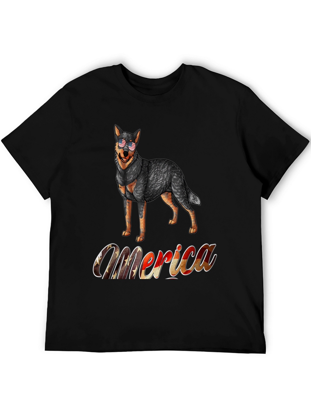 Patriotic Dog T-Shirt - Merica Design