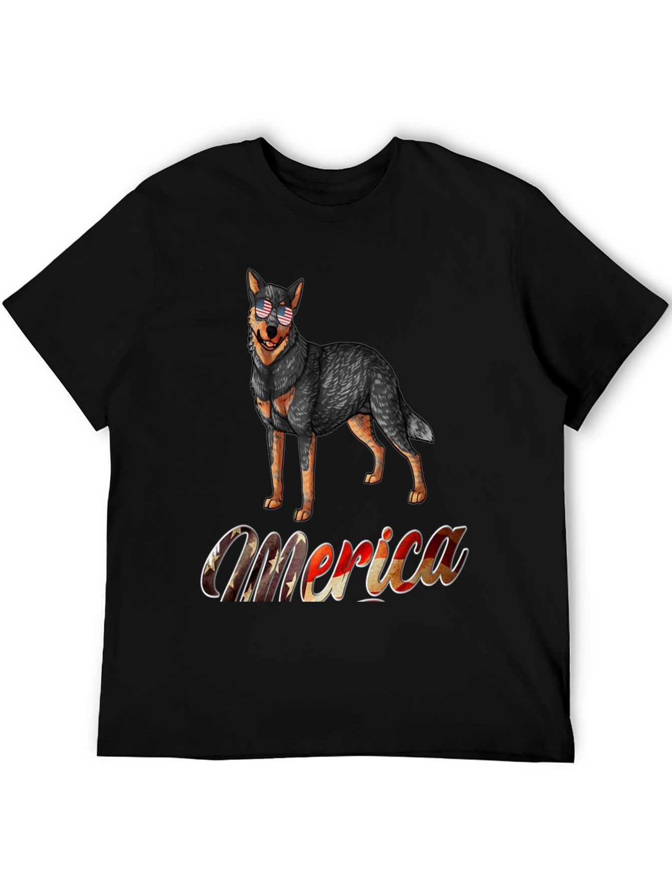 Patriotic Dog T-Shirt - Merica Design