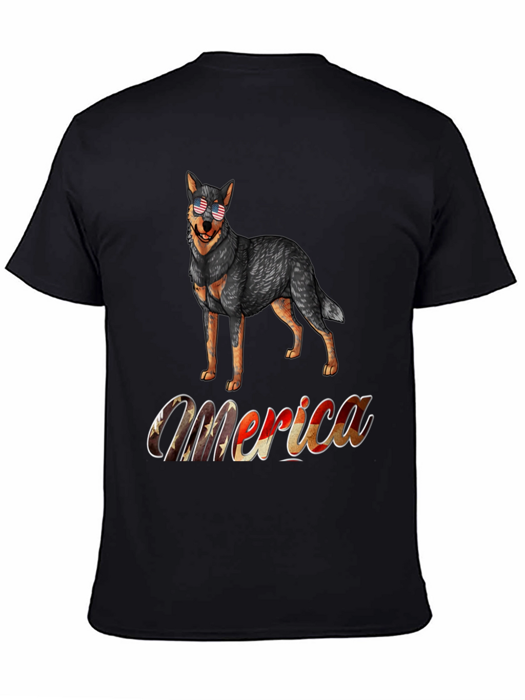 Patriotic Dog T-Shirt - Merica Design