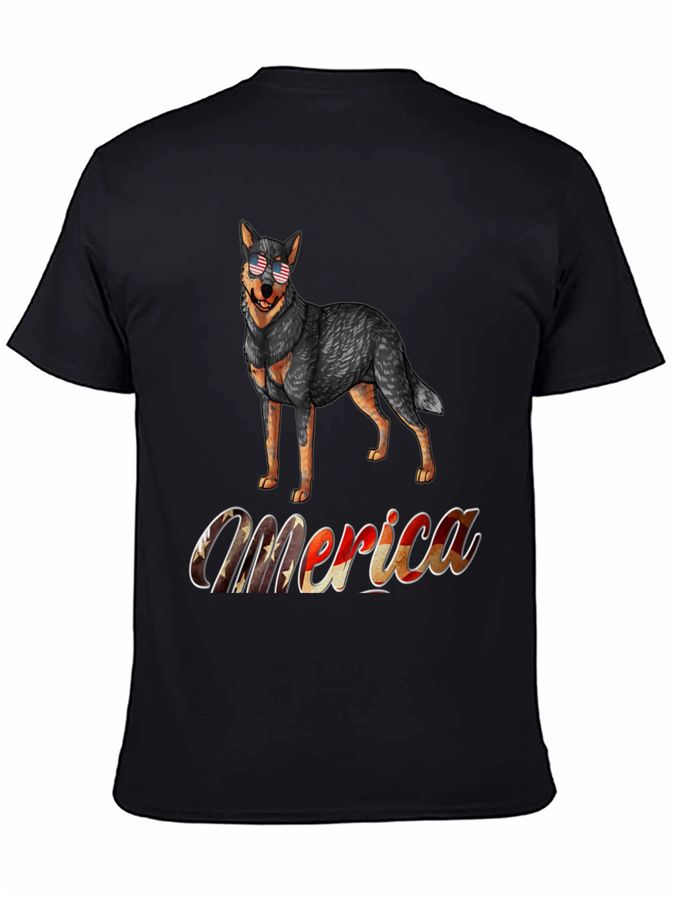 Patriotic Dog T-Shirt - Merica Design