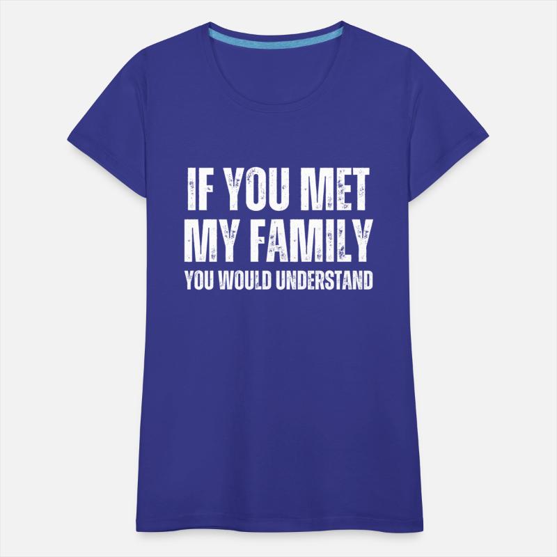 If you met my family you would understand