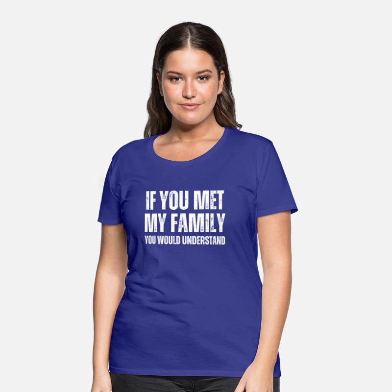 If you met my family you would understand