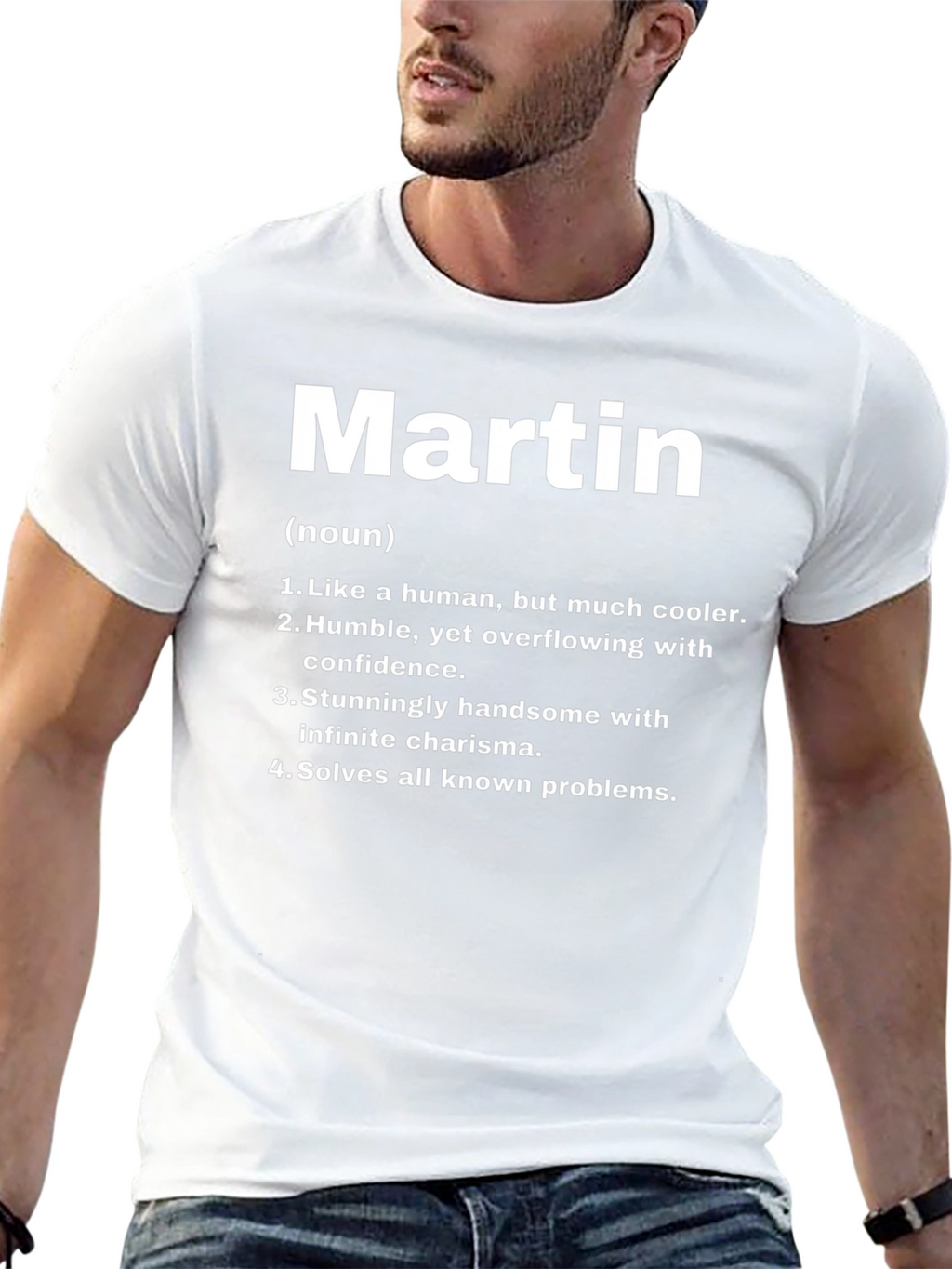 Martin Definition T-Shirt - Cool Handsome Problem Solver
