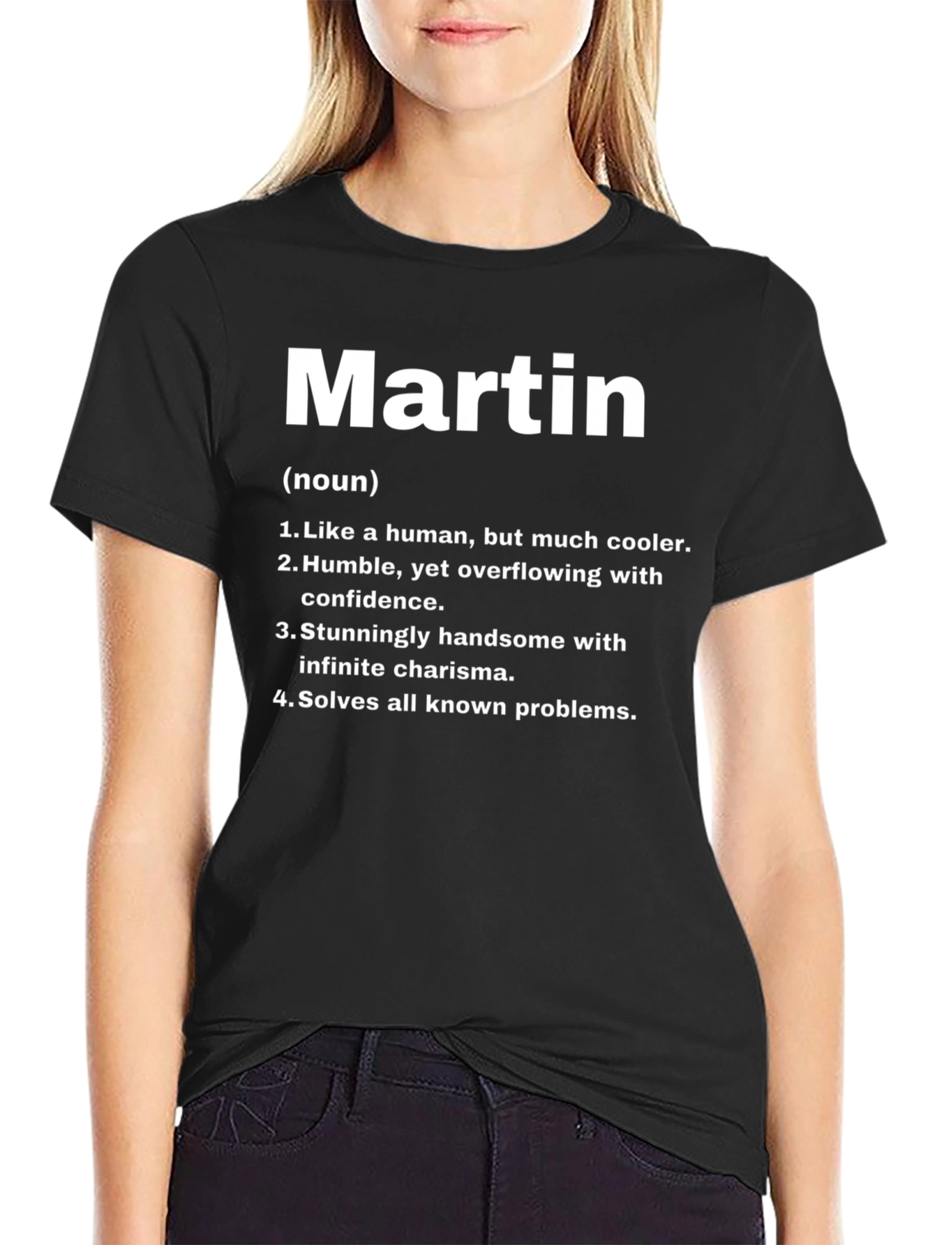 Martin Definition T-Shirt - Cool Handsome Problem Solver