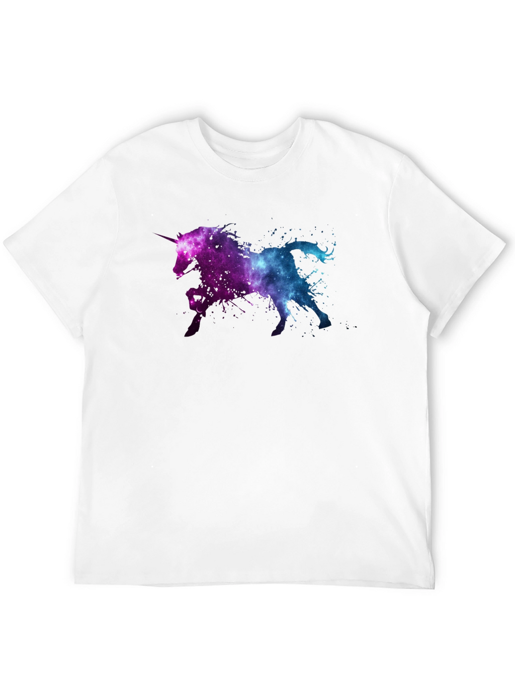 Galaxy Unicorn Black T-Shirt