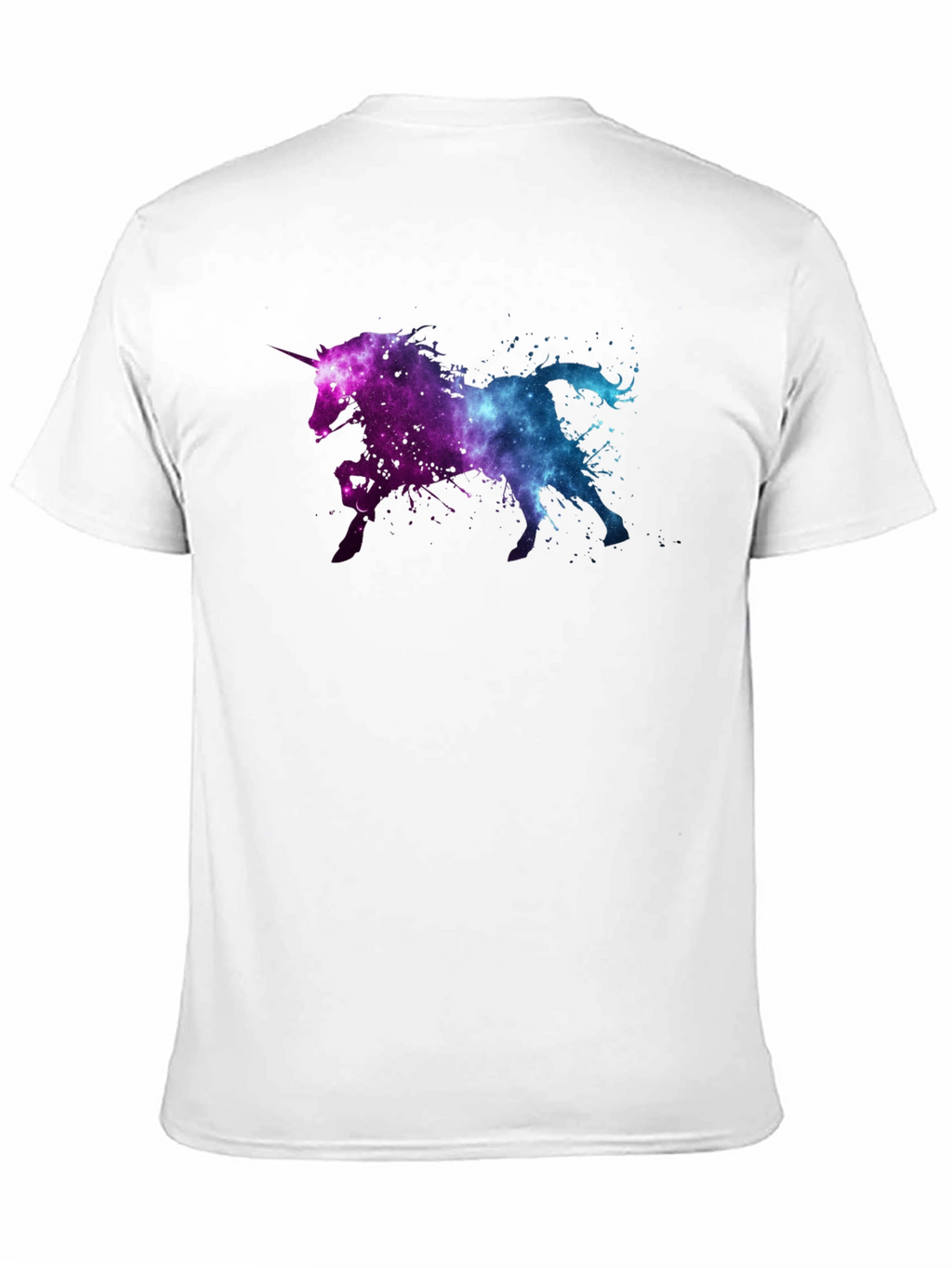 Galaxy Unicorn Black T-Shirt