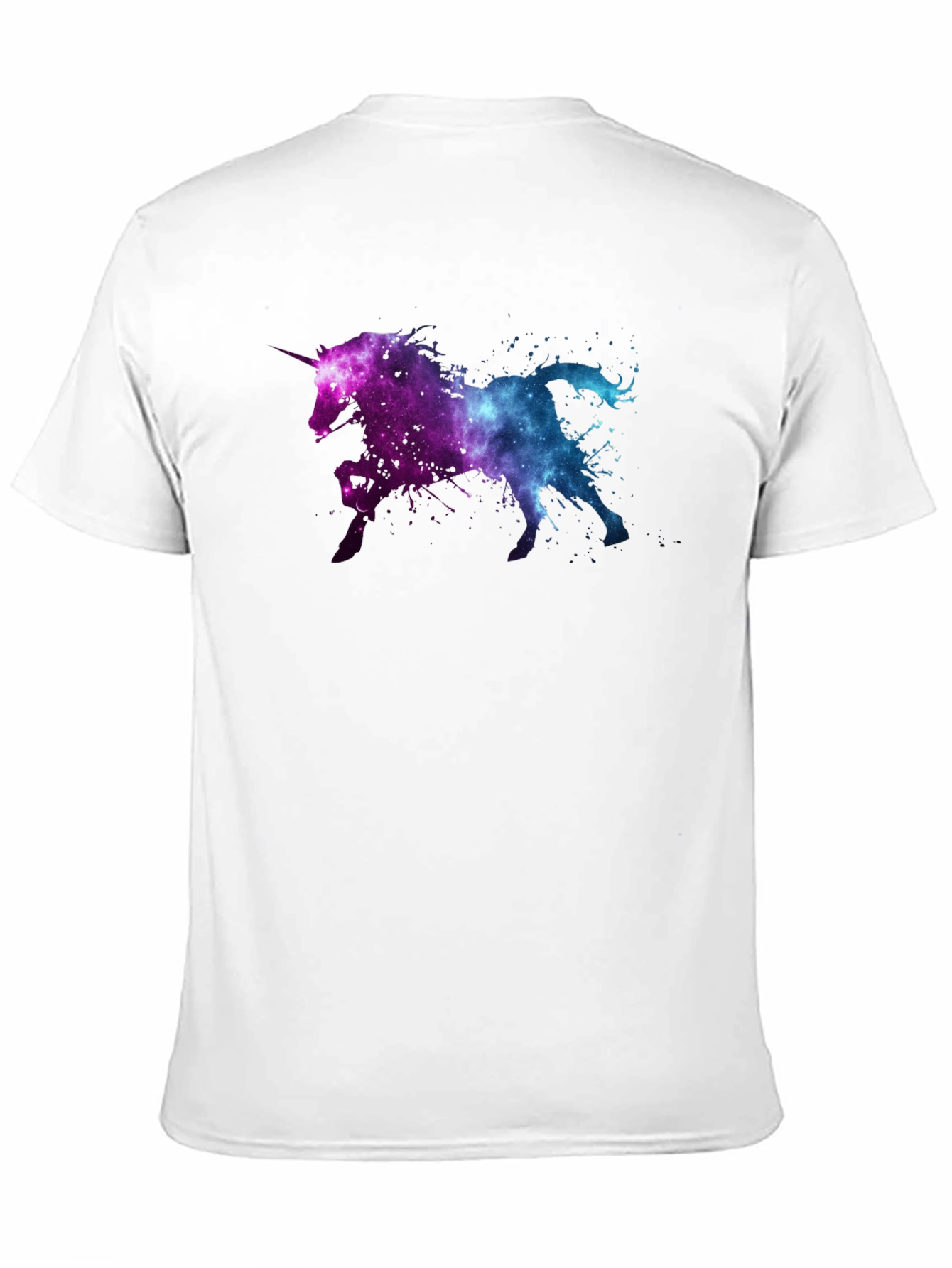 Galaxy Unicorn Black T-Shirt