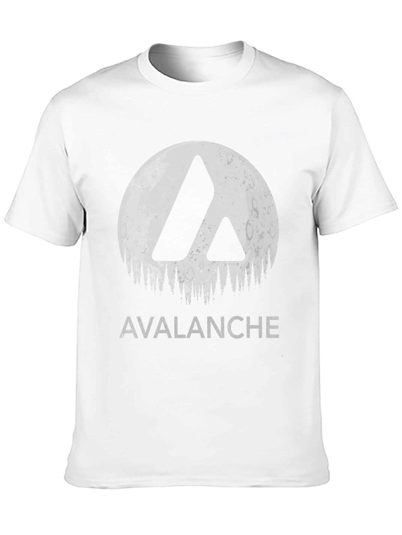 Avalanche Graphic Tee - Black Cotton Blend T-Shirt