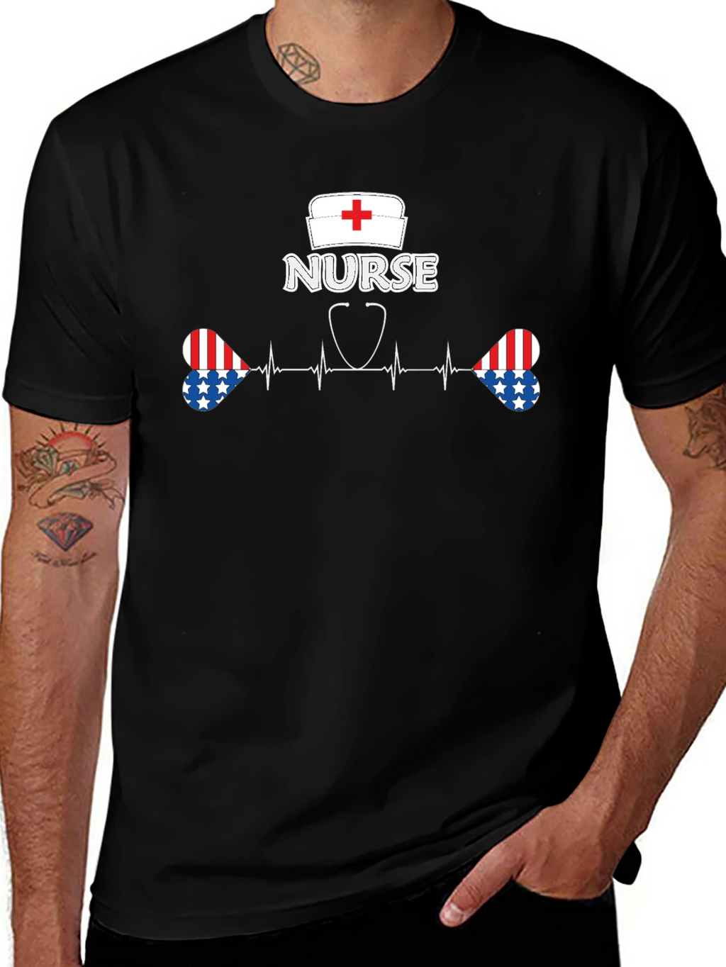 Nurse Patriotic T-Shirt