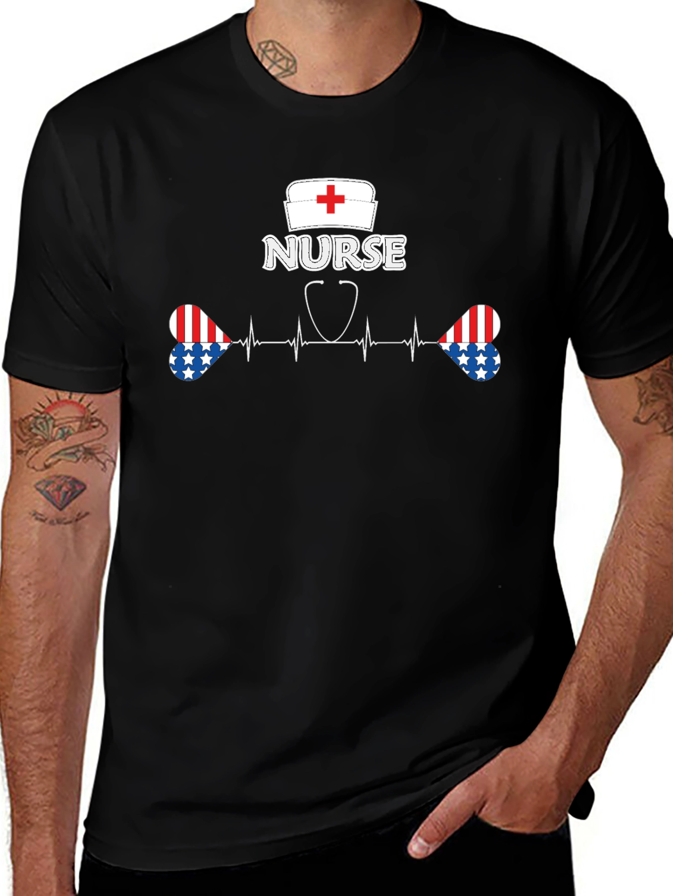Nurse Patriotic T-Shirt