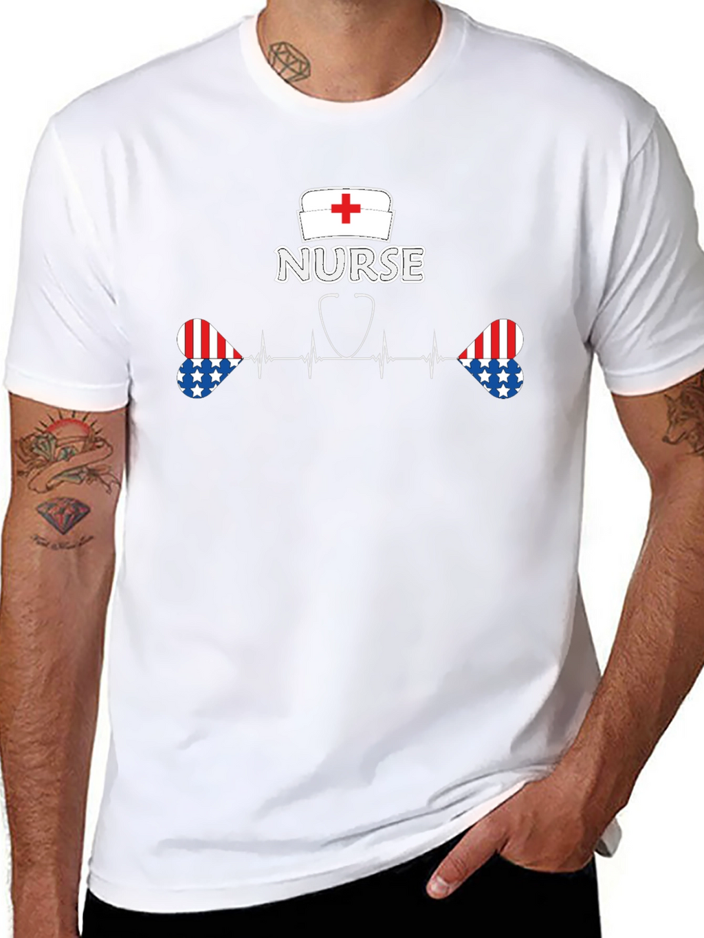 Nurse Patriotic T-Shirt