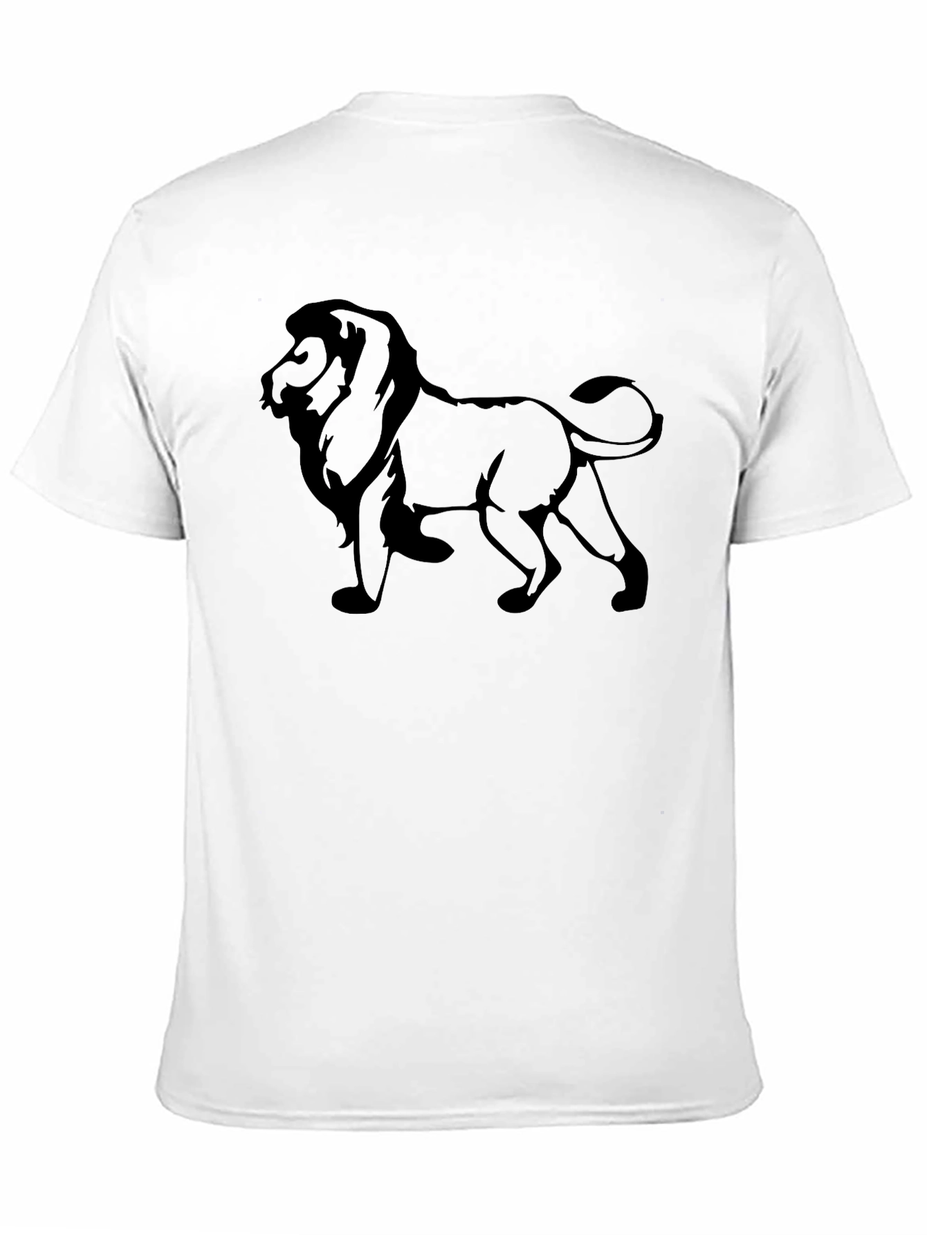 Lion Graphic T-Shirt - Classic Black Tee