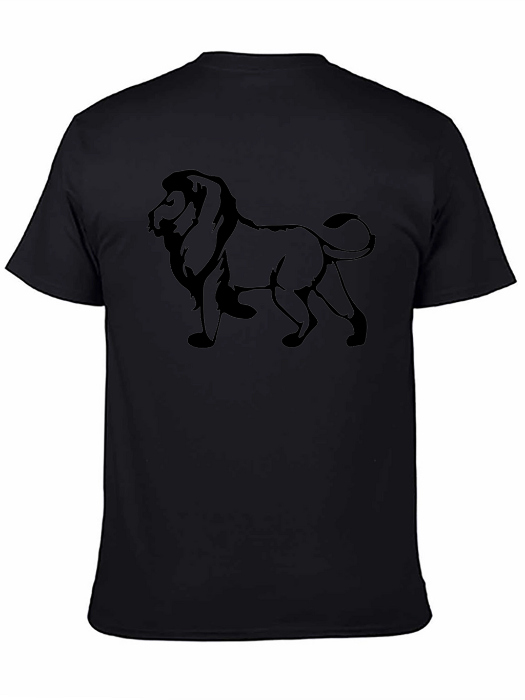 Lion Graphic T-Shirt - Classic Black Tee