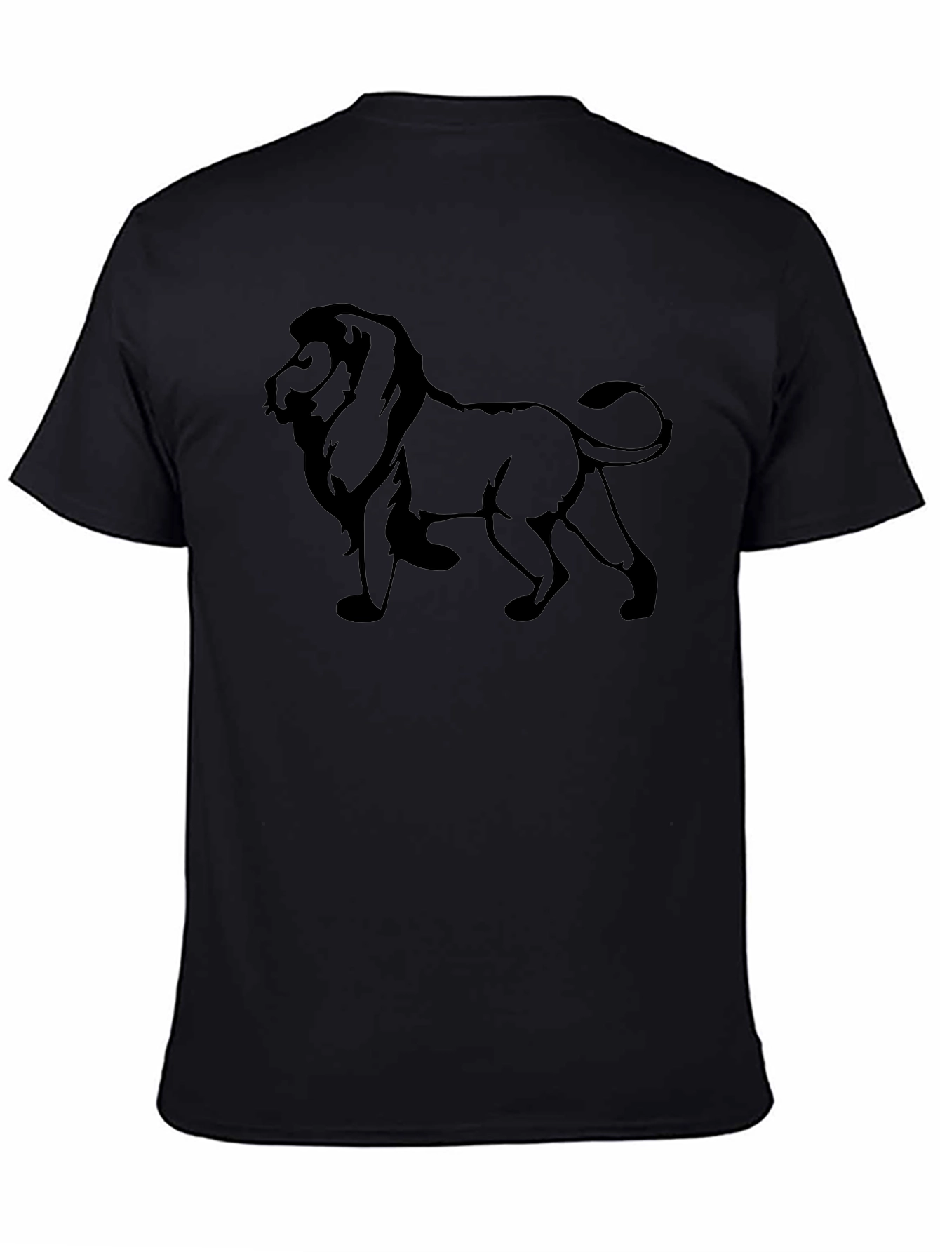 Lion Graphic T-Shirt - Classic Black Tee