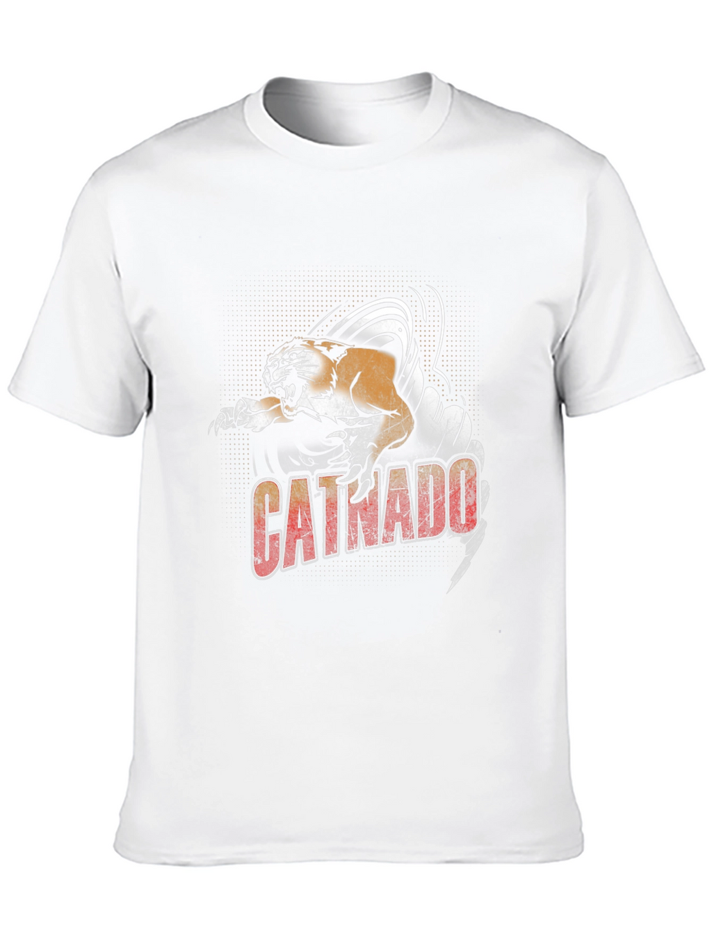 Catnado Graphic Tee - Fierce Feline Tornado T-Shirt