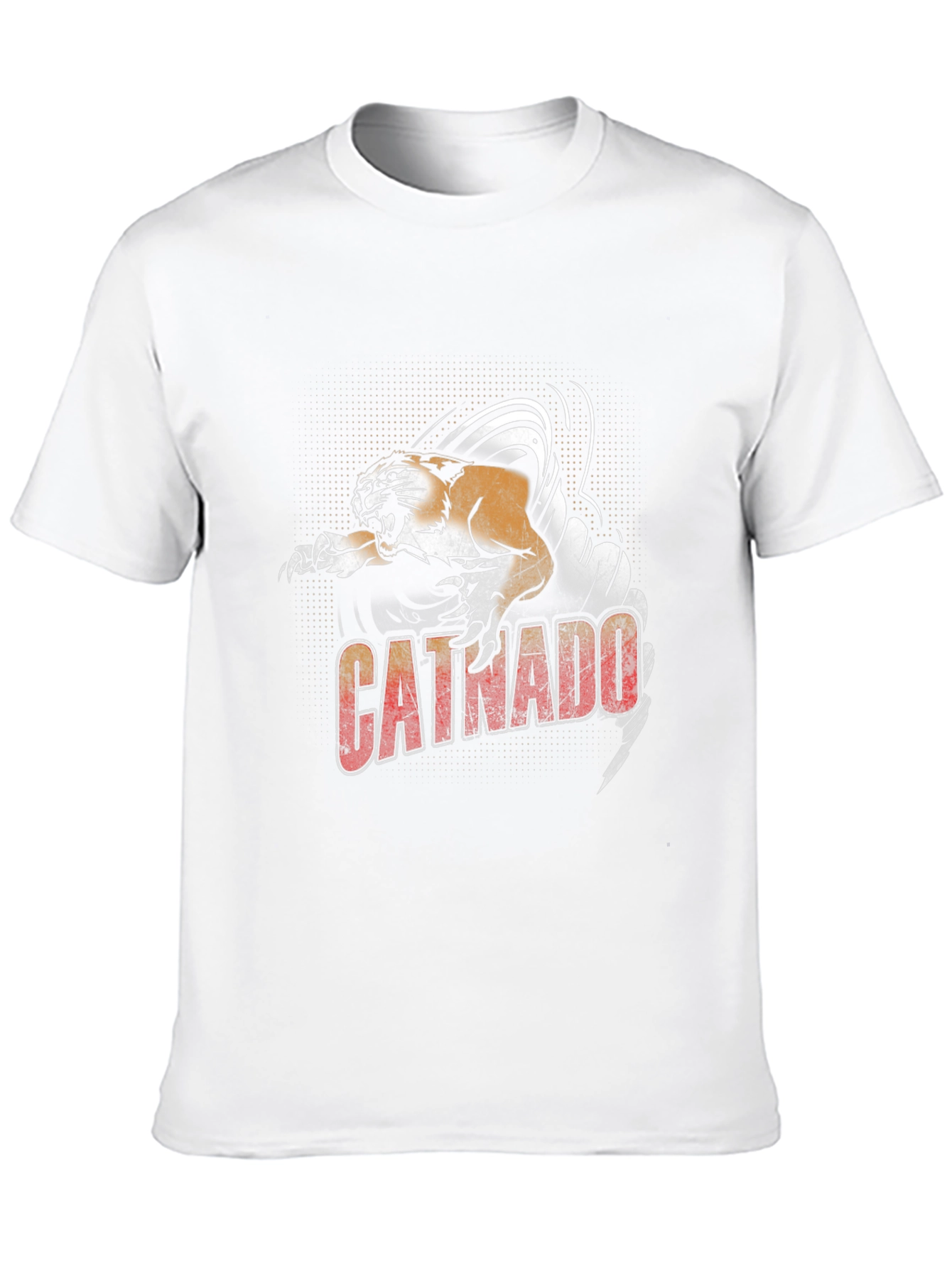 Catnado Graphic Tee - Fierce Feline Tornado T-Shirt