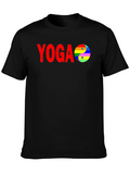 Yoga Yin Yang Rainbow T-Shirt - Peace & Pride