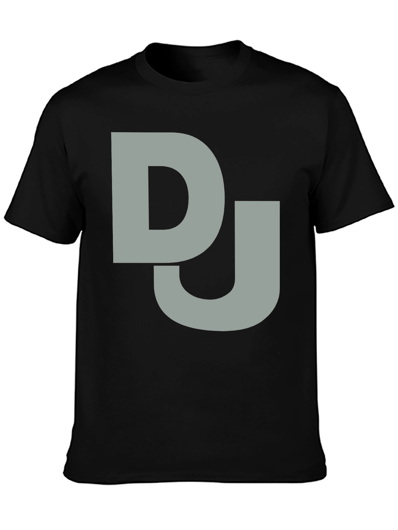 DJ Graphic Tee - Black Cotton T-Shirt