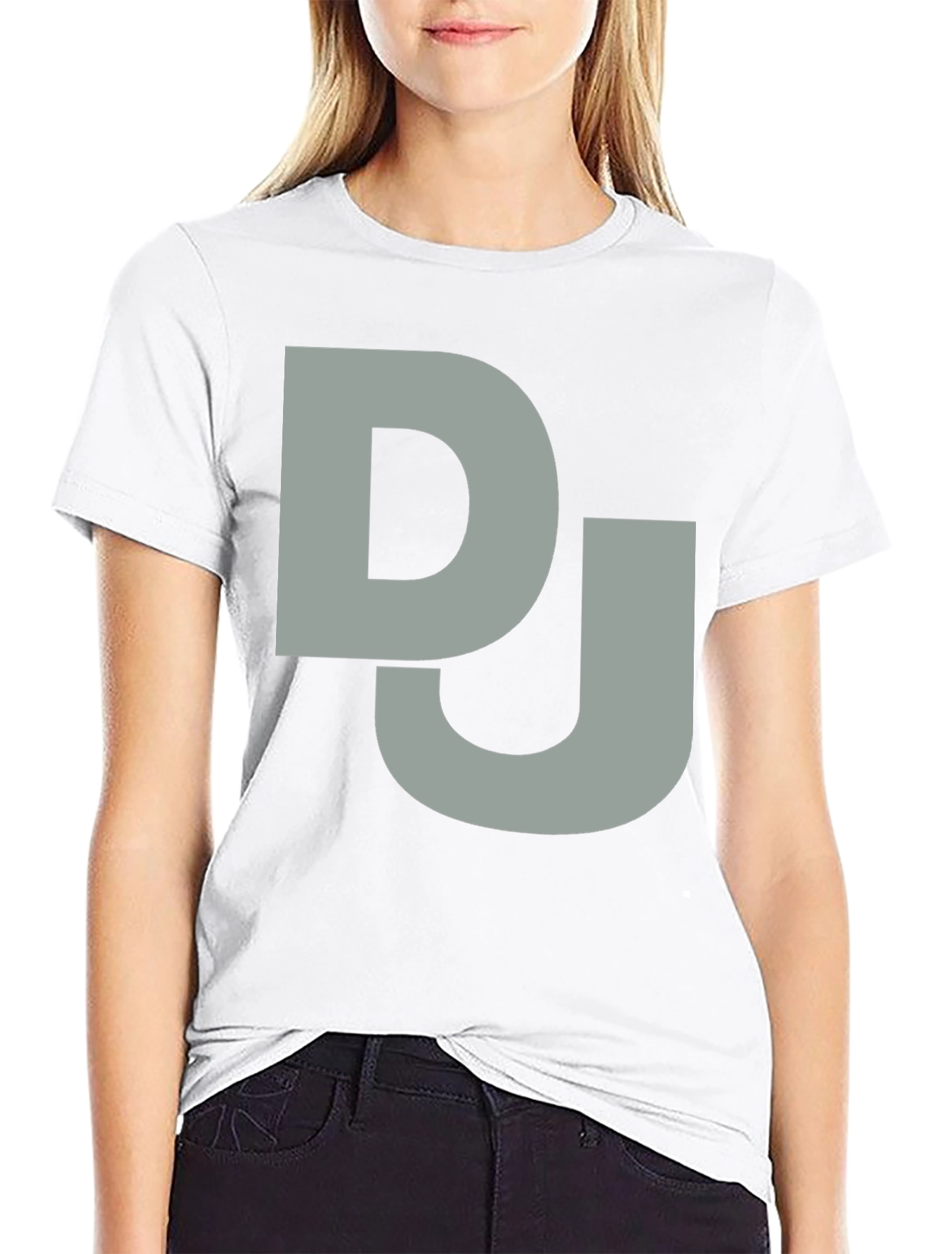 DJ Graphic Tee - Black Cotton T-Shirt