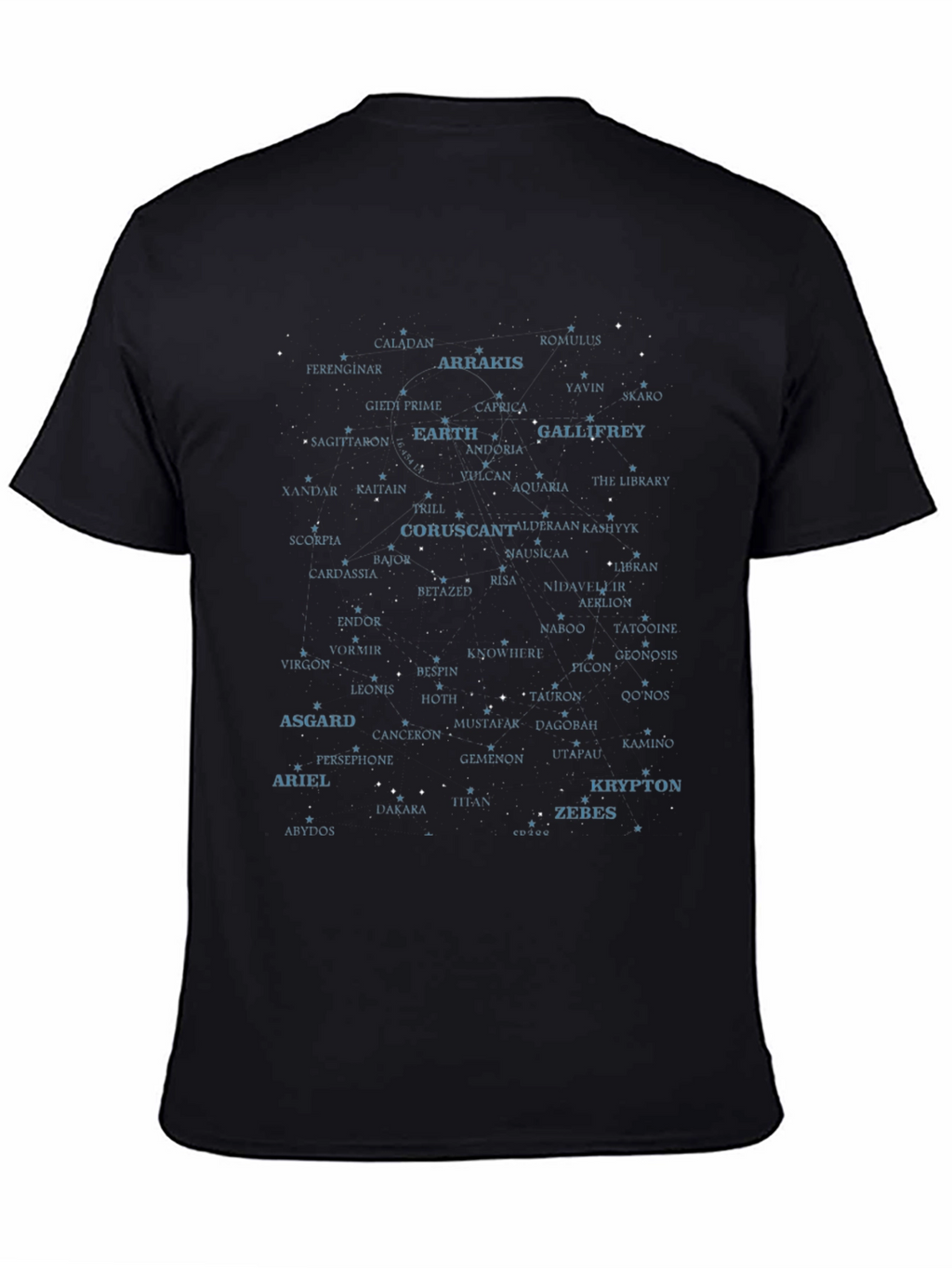 Sci-Fi Worlds Constellation T-Shirt
