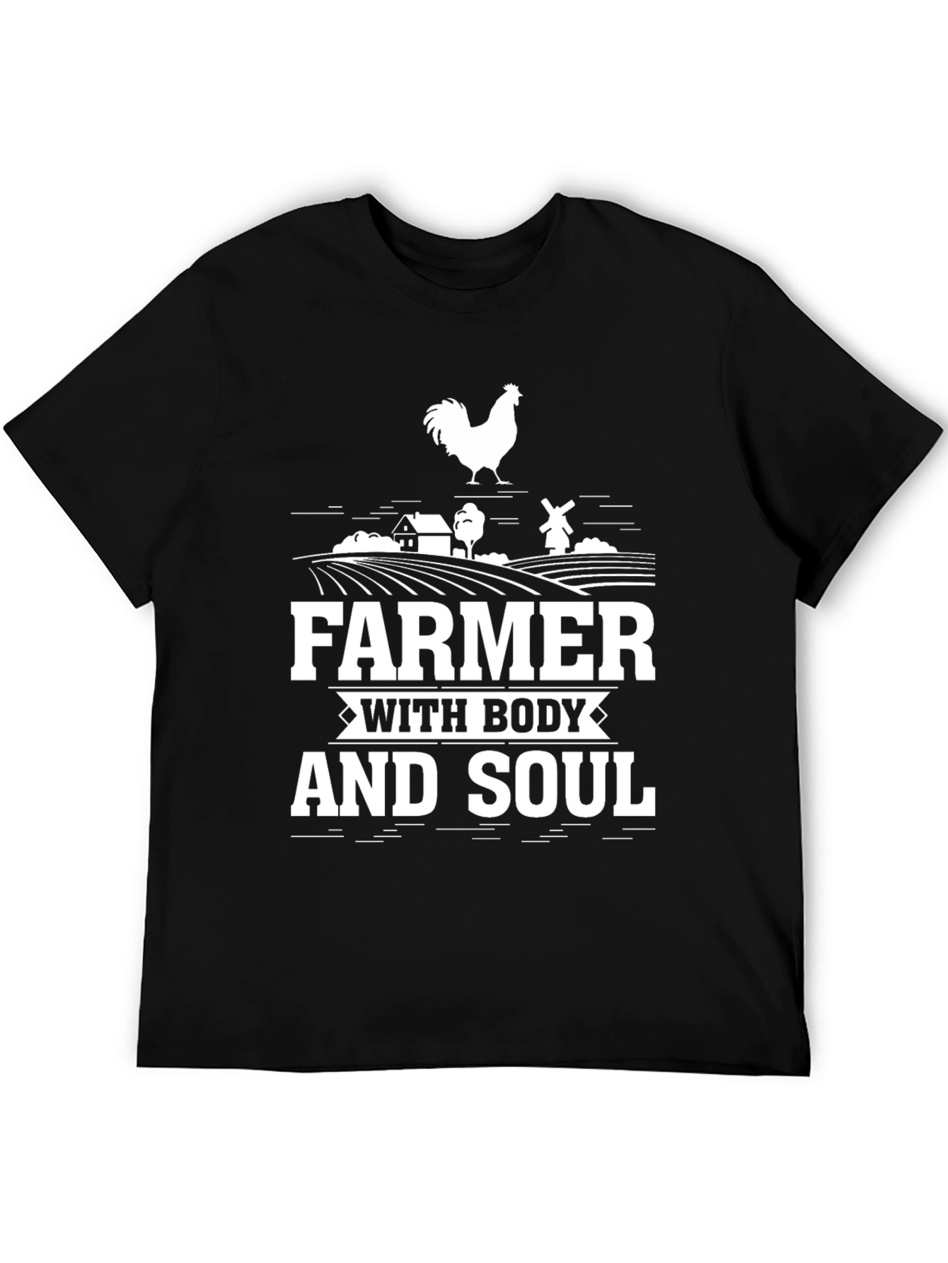 Farmer With Body and Soul Graphic Tee