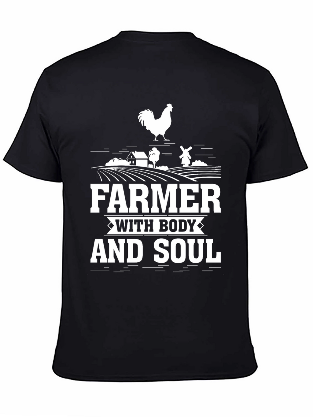 Farmer With Body and Soul Graphic Tee