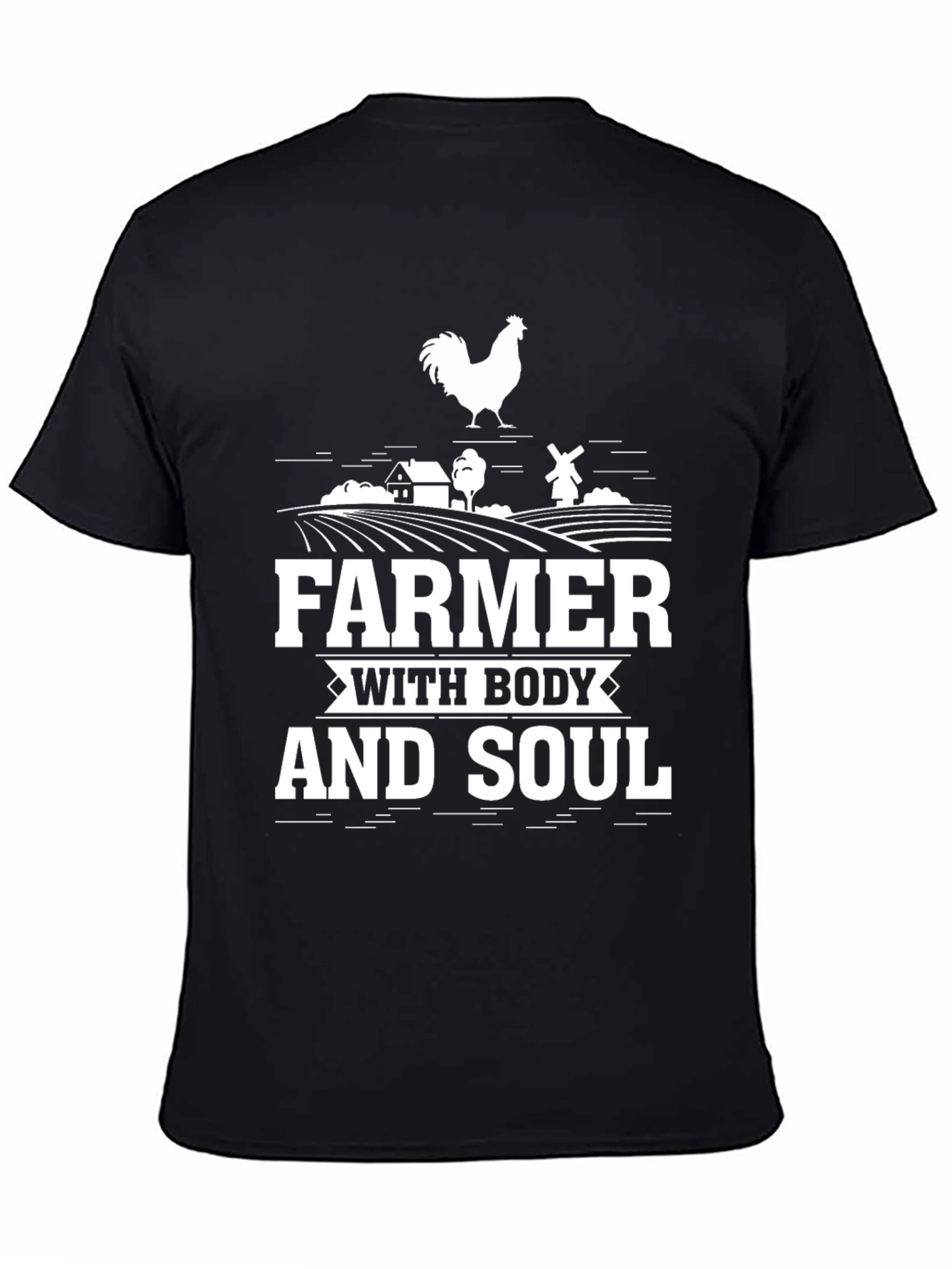 Farmer With Body and Soul Graphic Tee