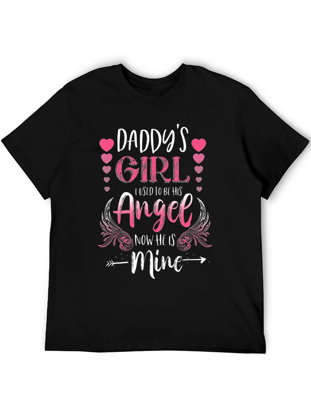 Daddys Girl Angel Graphic Tee