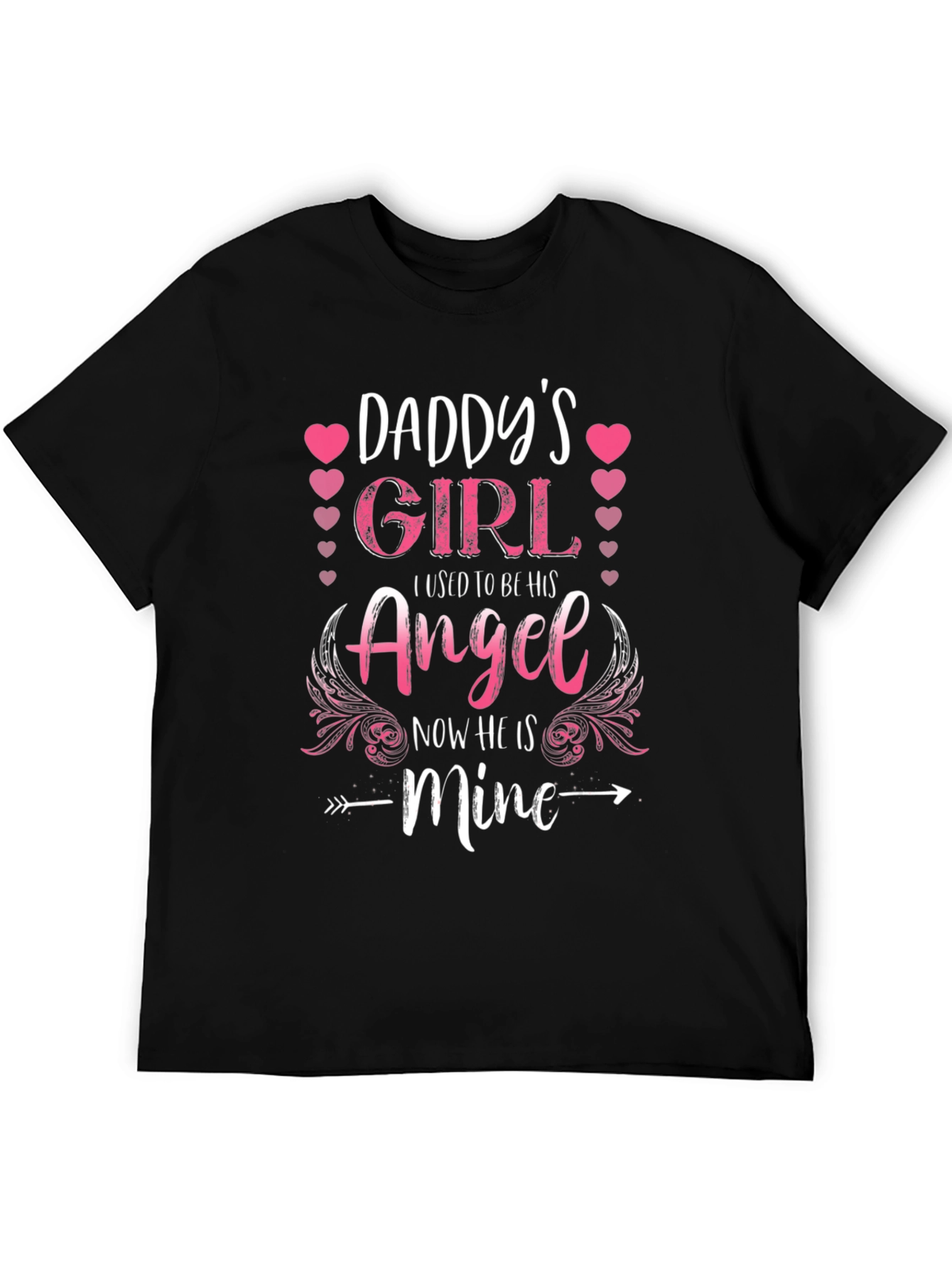 Daddys Girl Angel Graphic Tee