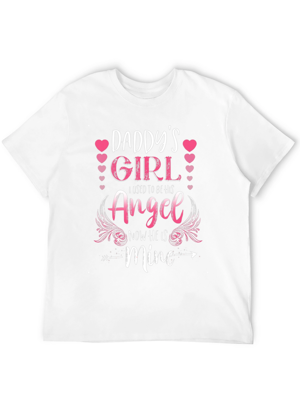 Daddys Girl Angel Graphic Tee