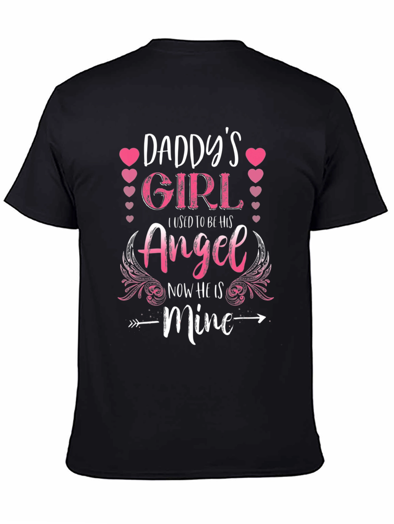 Daddys Girl Angel Graphic Tee