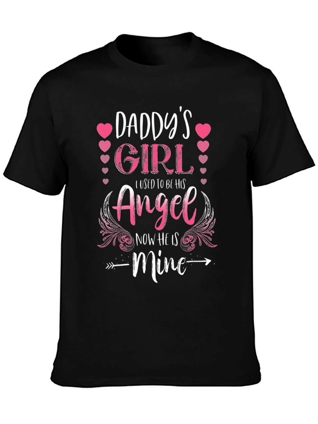Daddys Girl Angel Graphic Tee