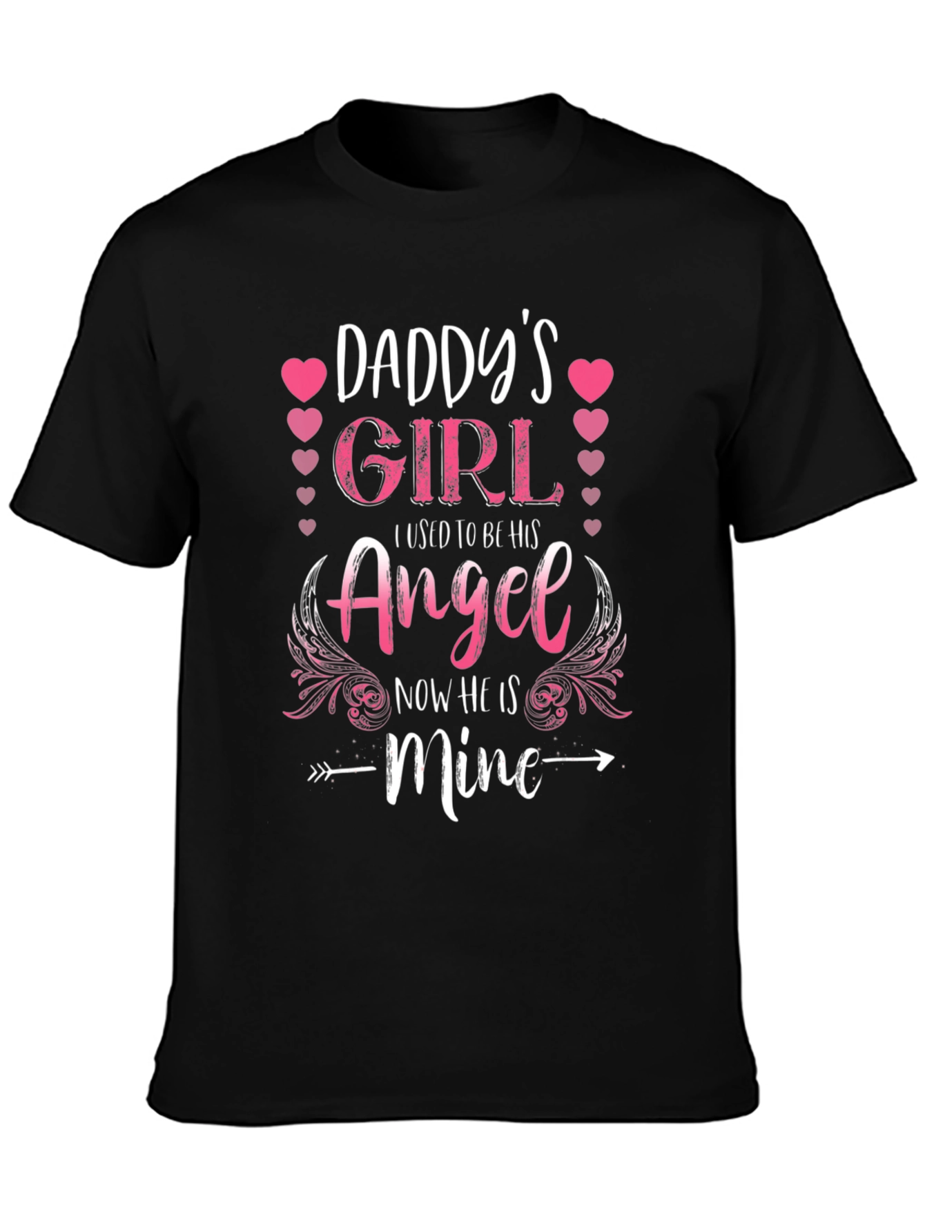 Daddys Girl Angel Graphic Tee