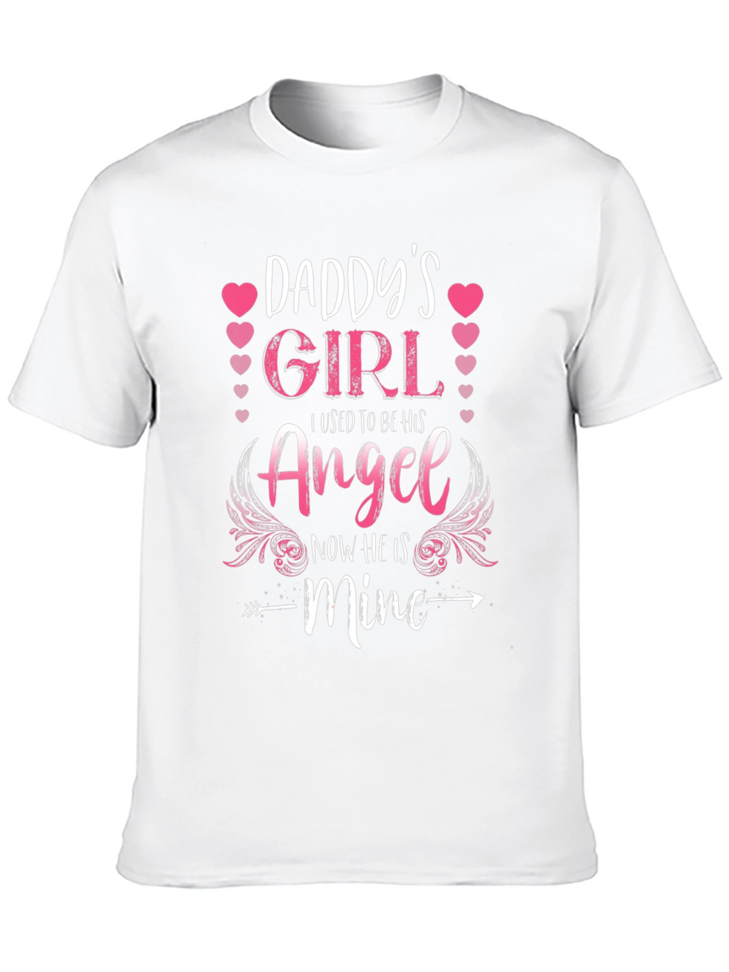 Daddys Girl Angel Graphic Tee