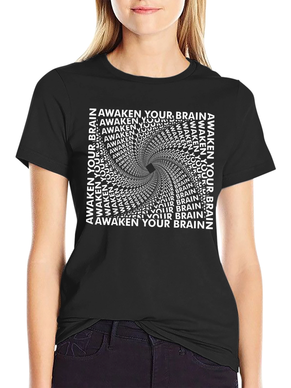Awaken Your Brain Spiral Graphic T-Shirt