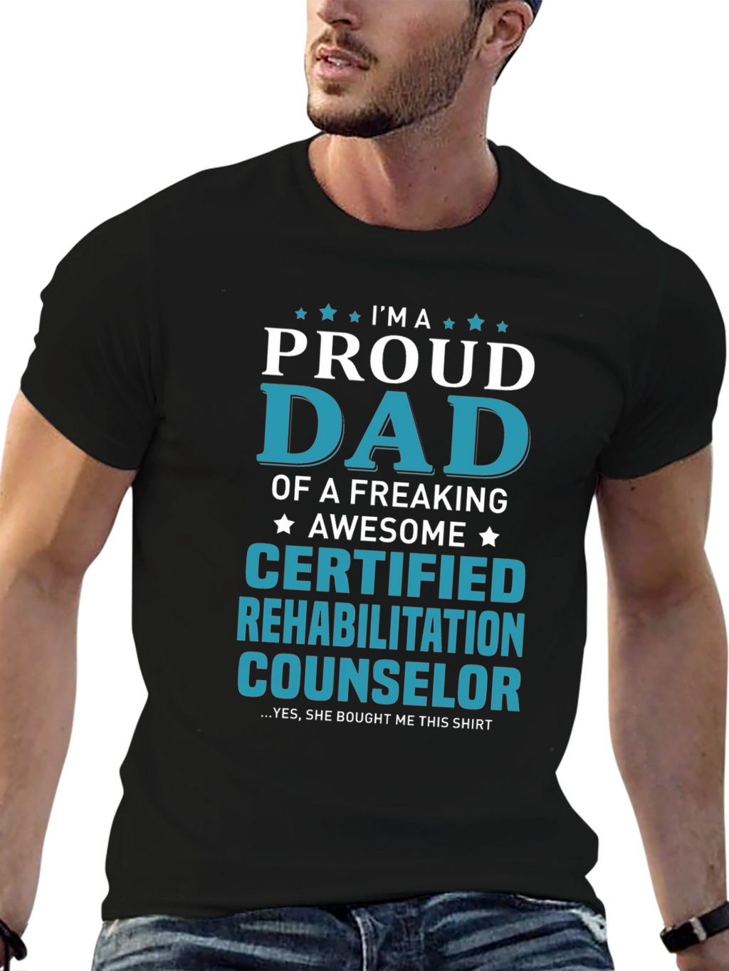 Proud Dad Certified Counselor T-Shirt