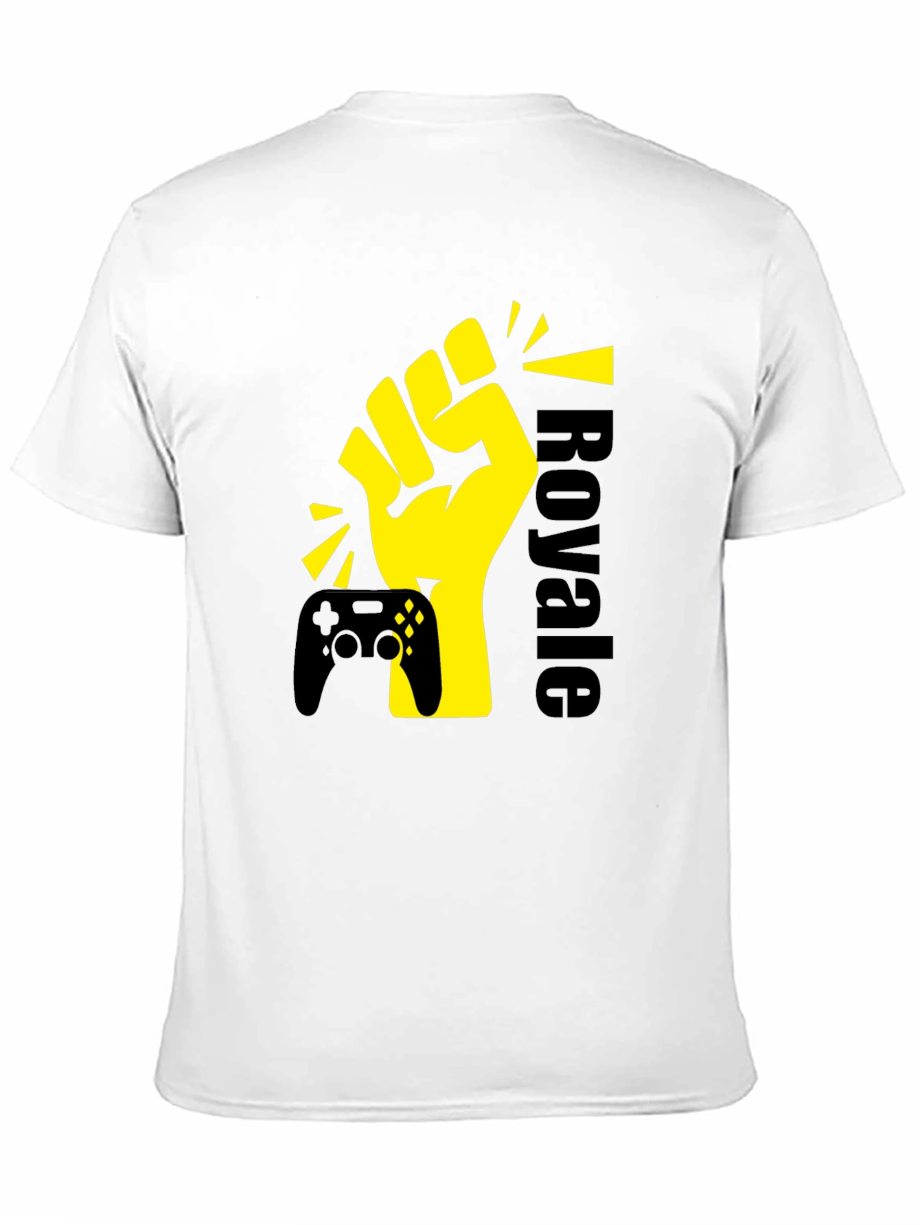 Gaming Royale Graphic T-Shirt - Black Cotton Tee