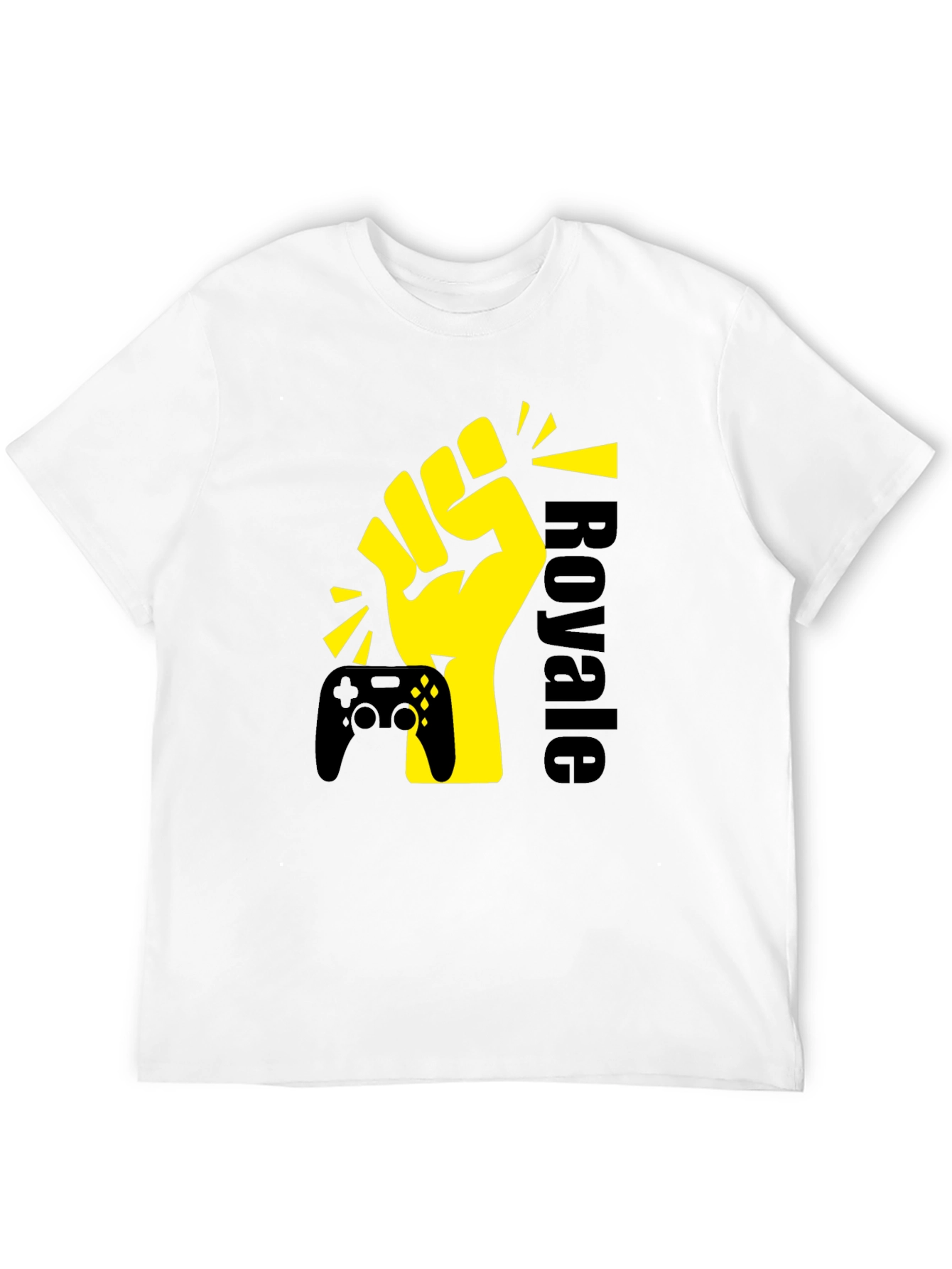 Gaming Royale Graphic T-Shirt - Black Cotton Tee