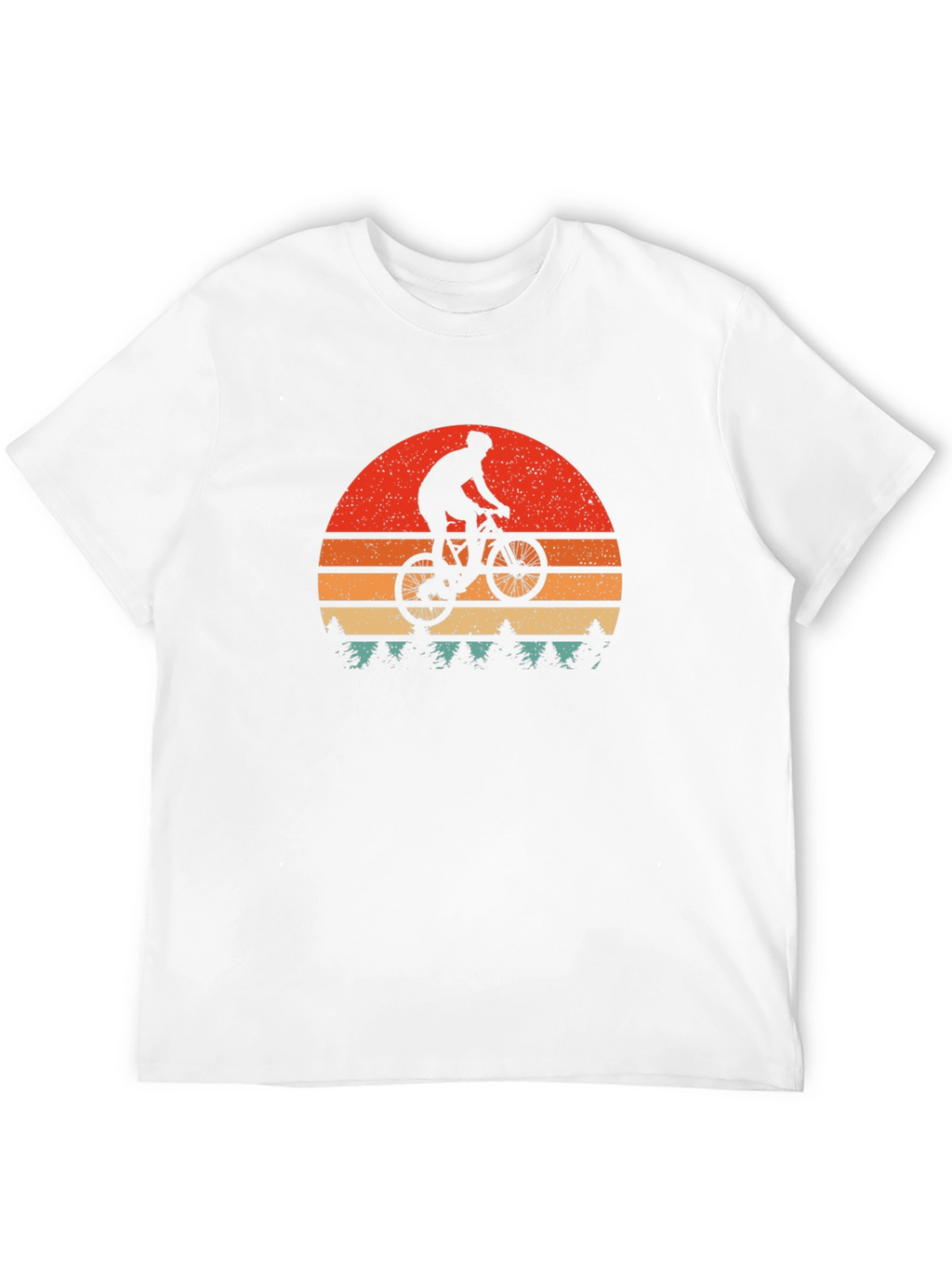 Mountain Bike Sunset Graphic Tee